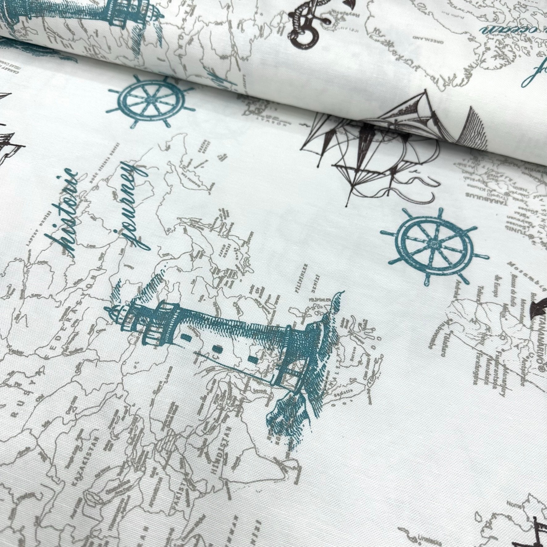 Lighthouse Panama Linen Fabric