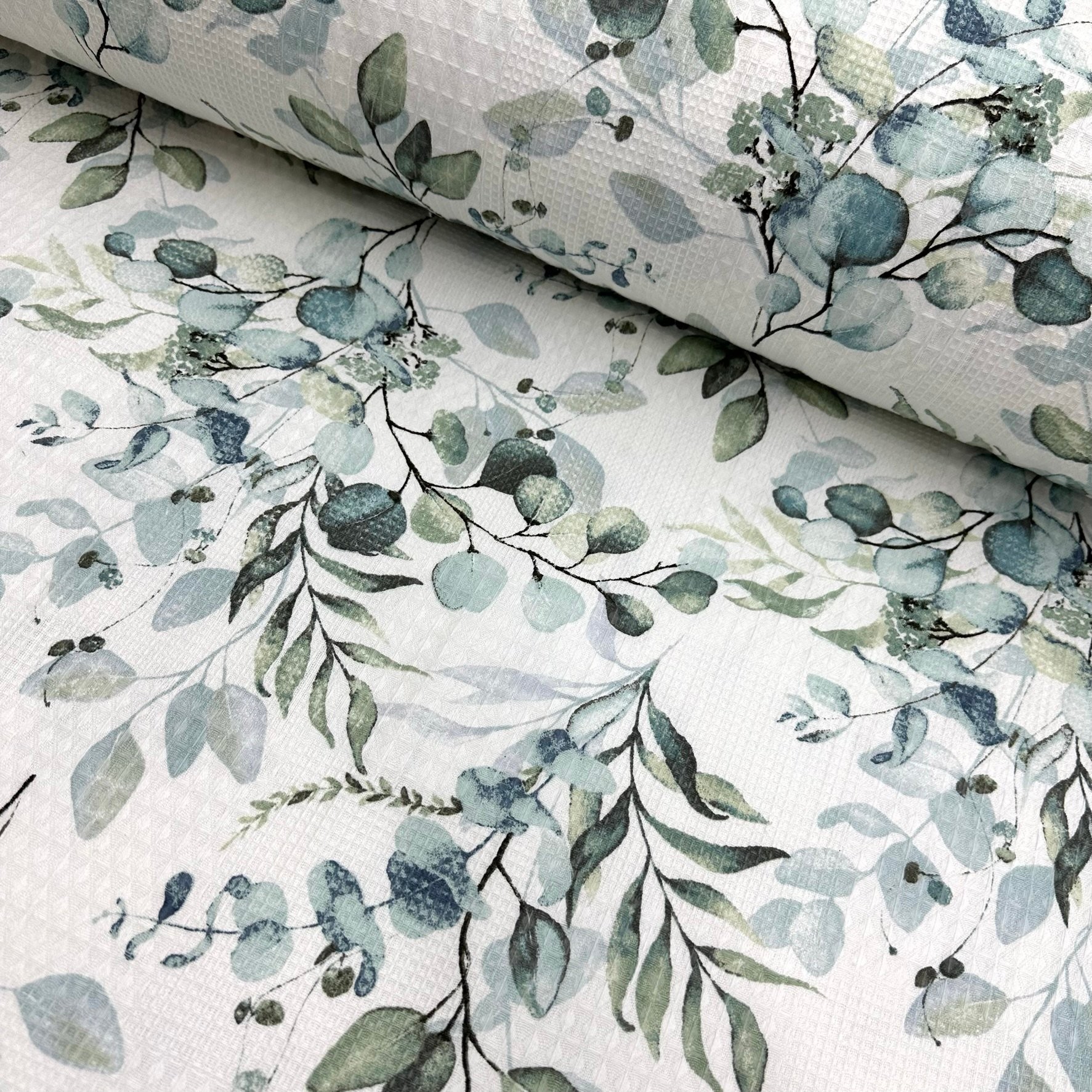 Branch And Leaf Pique Fabric