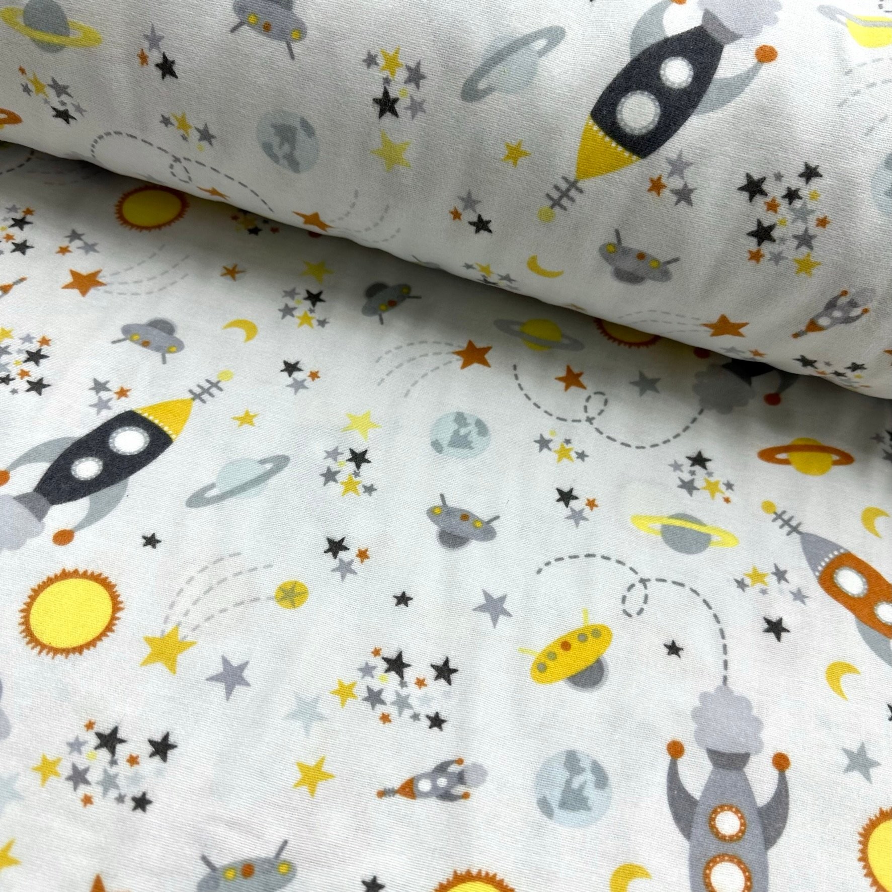 Space in my Dreams Flannel Fabric