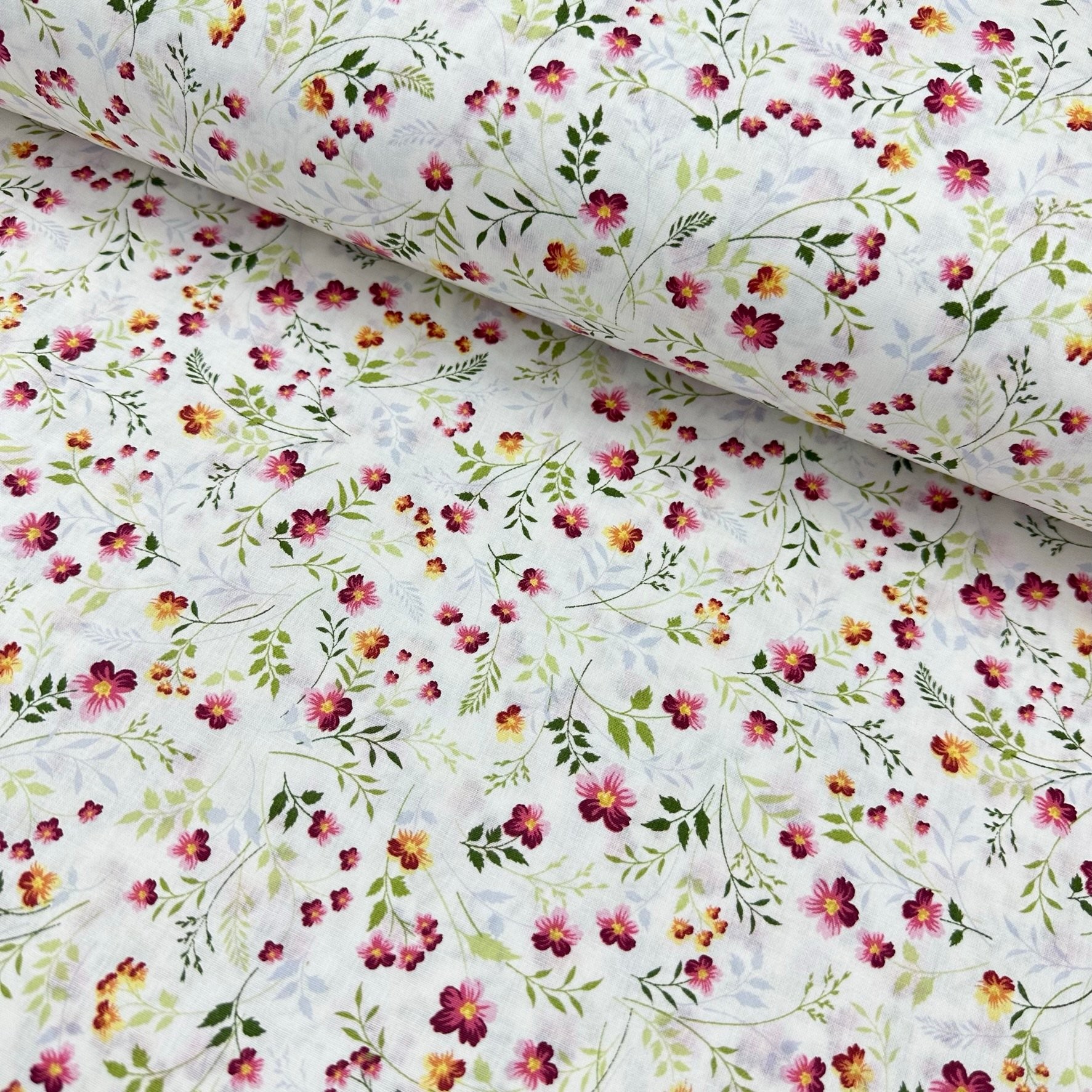Fulya Flower Poplin Fabric
