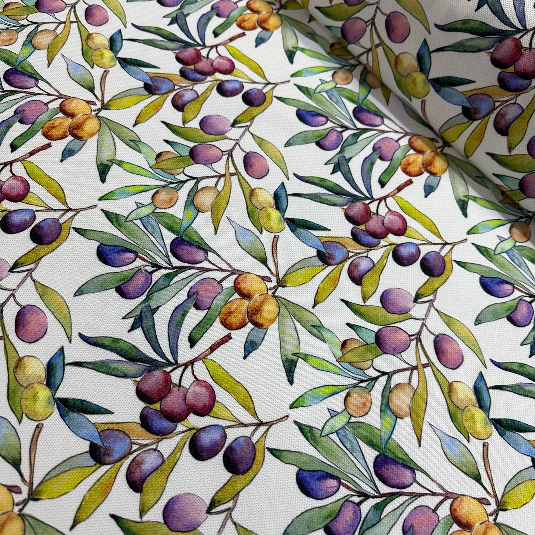 Olive Digital Printing Fabric