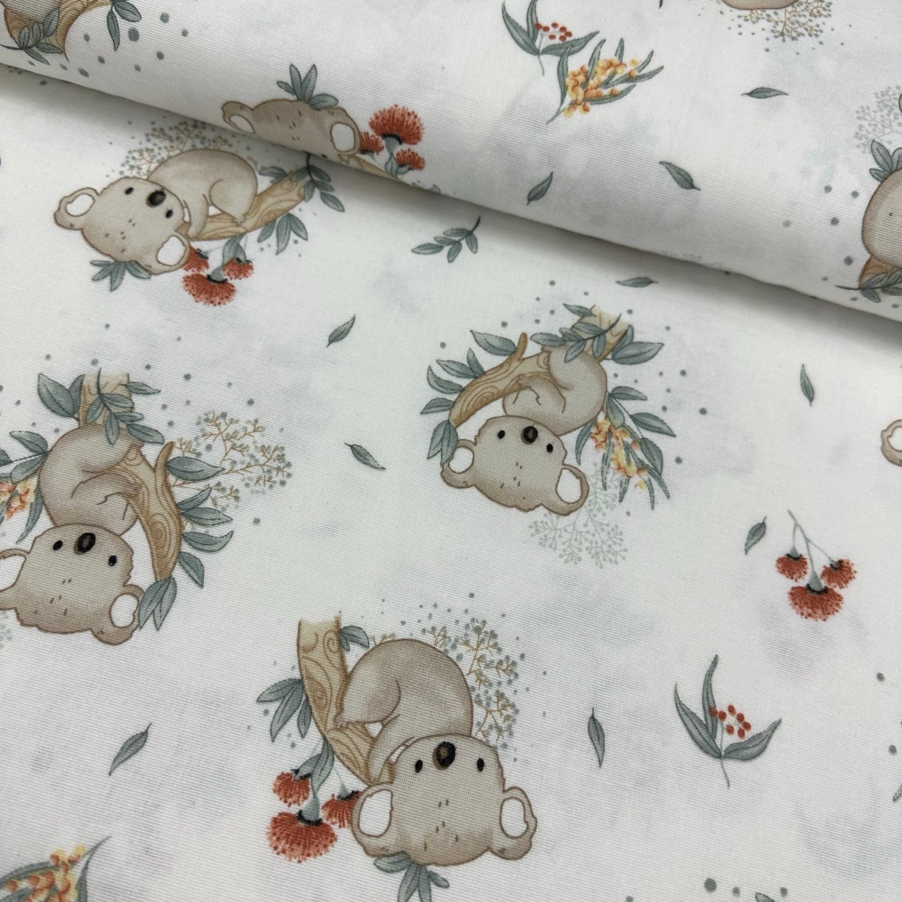 Koala Flannel Fabric