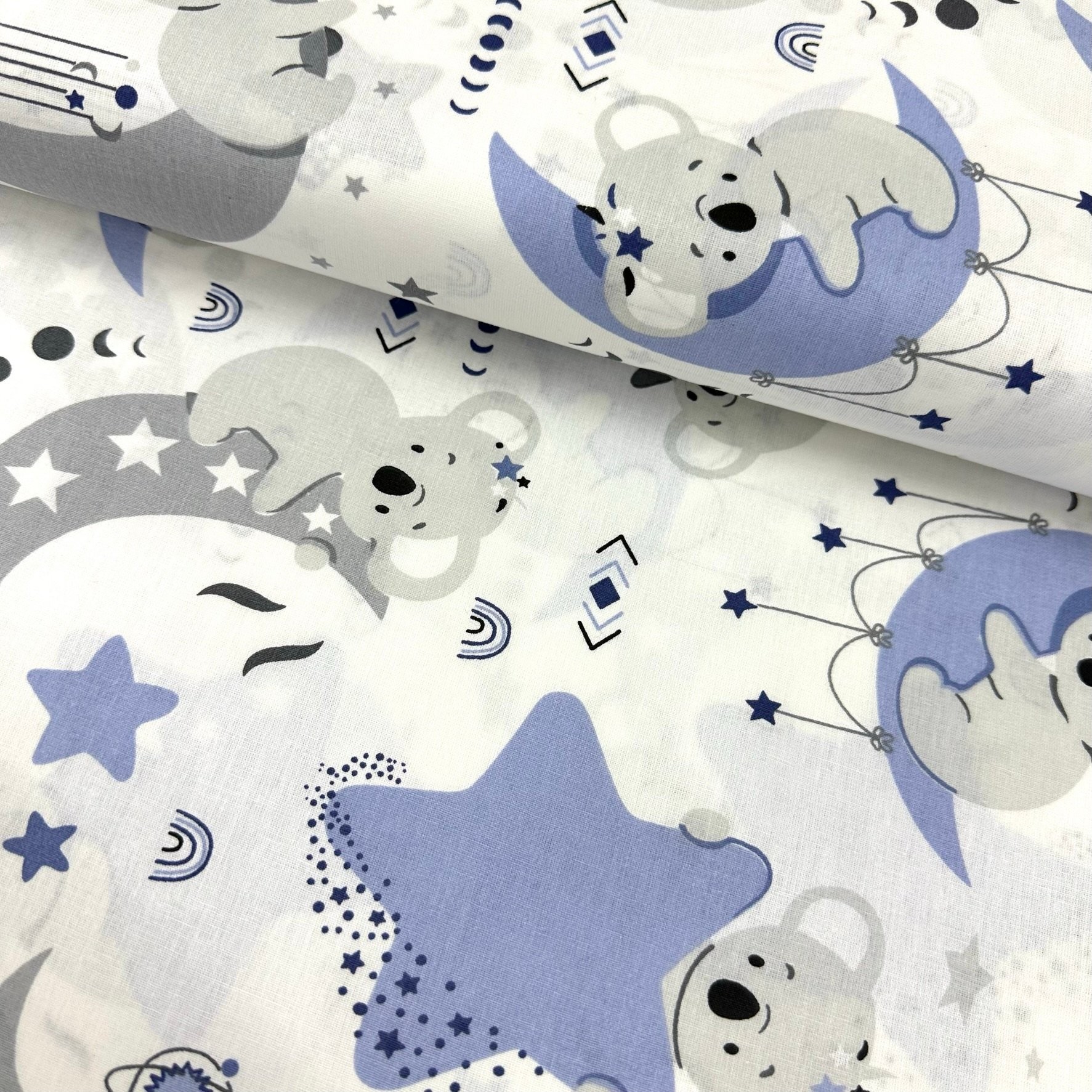 Night Coala Poplin Fabric