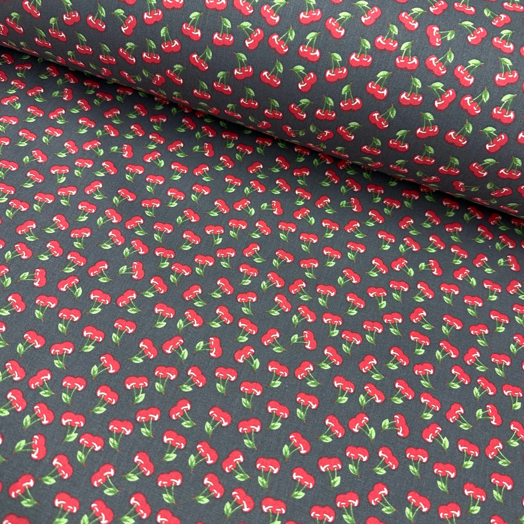 Little Cherries Poplin Fabric
