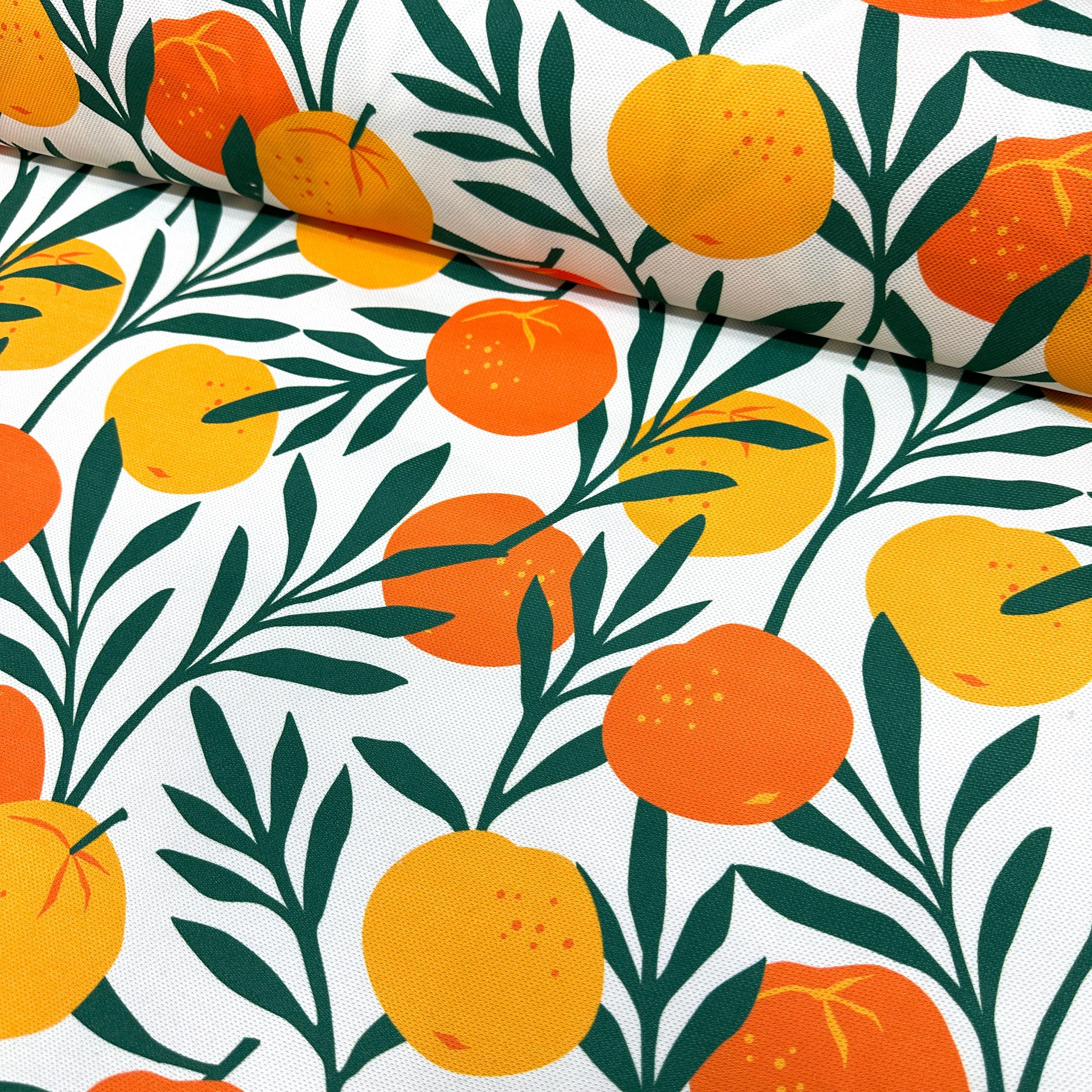 Orange Season Digital Printing Fabric