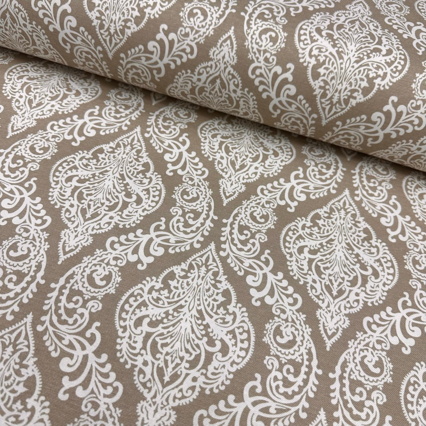 Damask Duck Linen Fabric