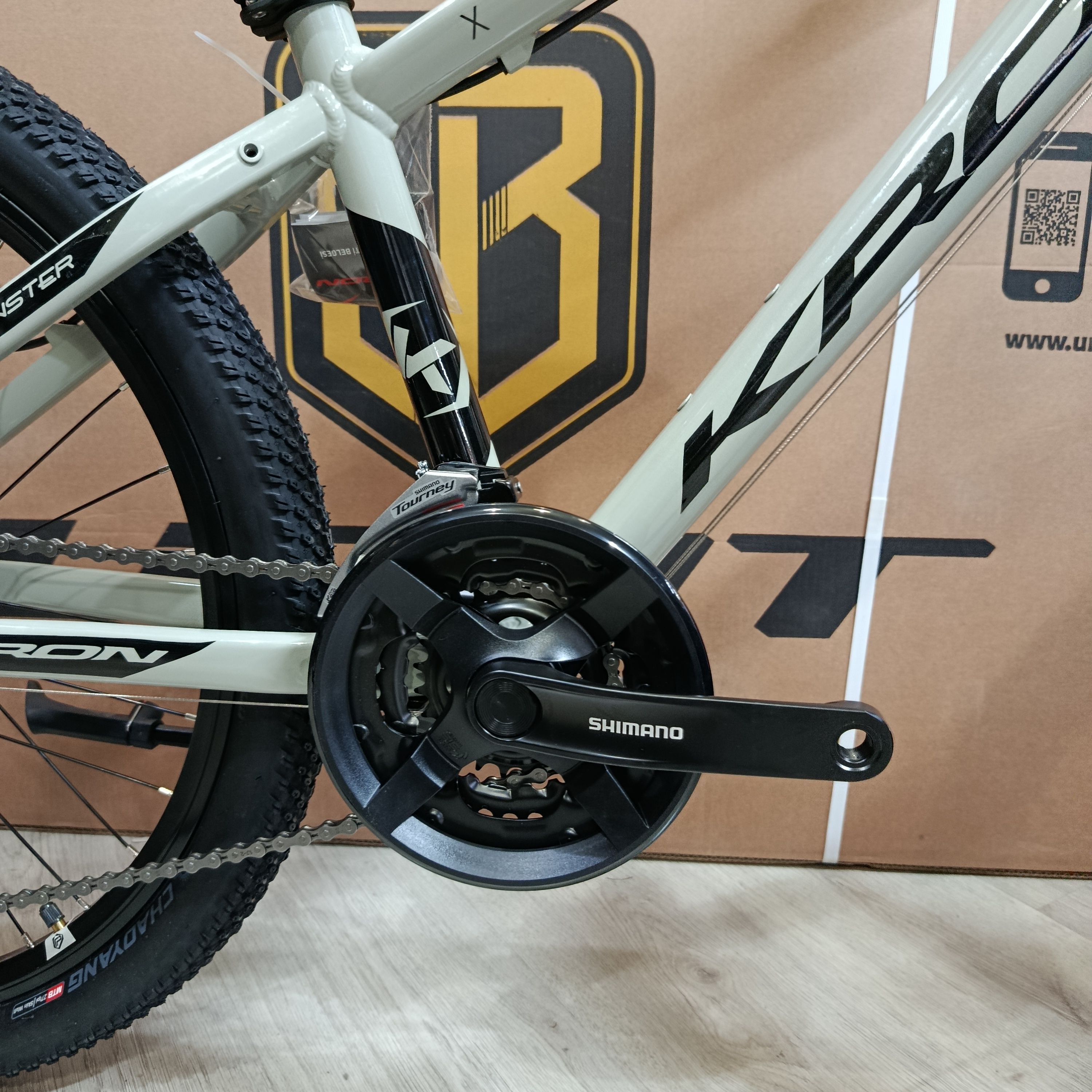 KRON XC 100 24 JANT SHIMANO HİDROLİK DİSK FREN DAĞ BİSİKLETİ GRİ