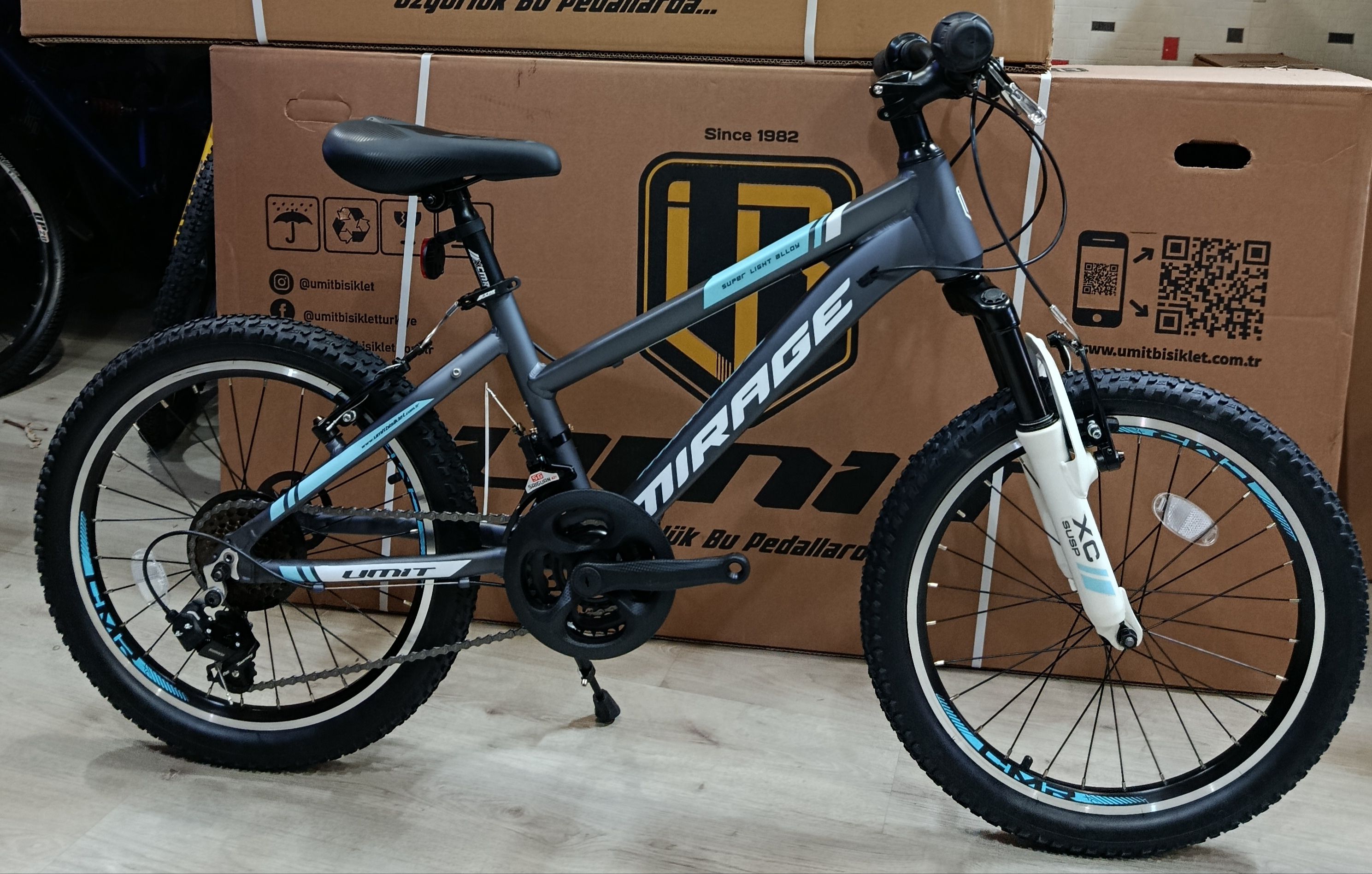 ÜMİT  MIRAGE 20 JANT BOYU  ALUMINYUM HAFİF SHIMANO 18 VİTES