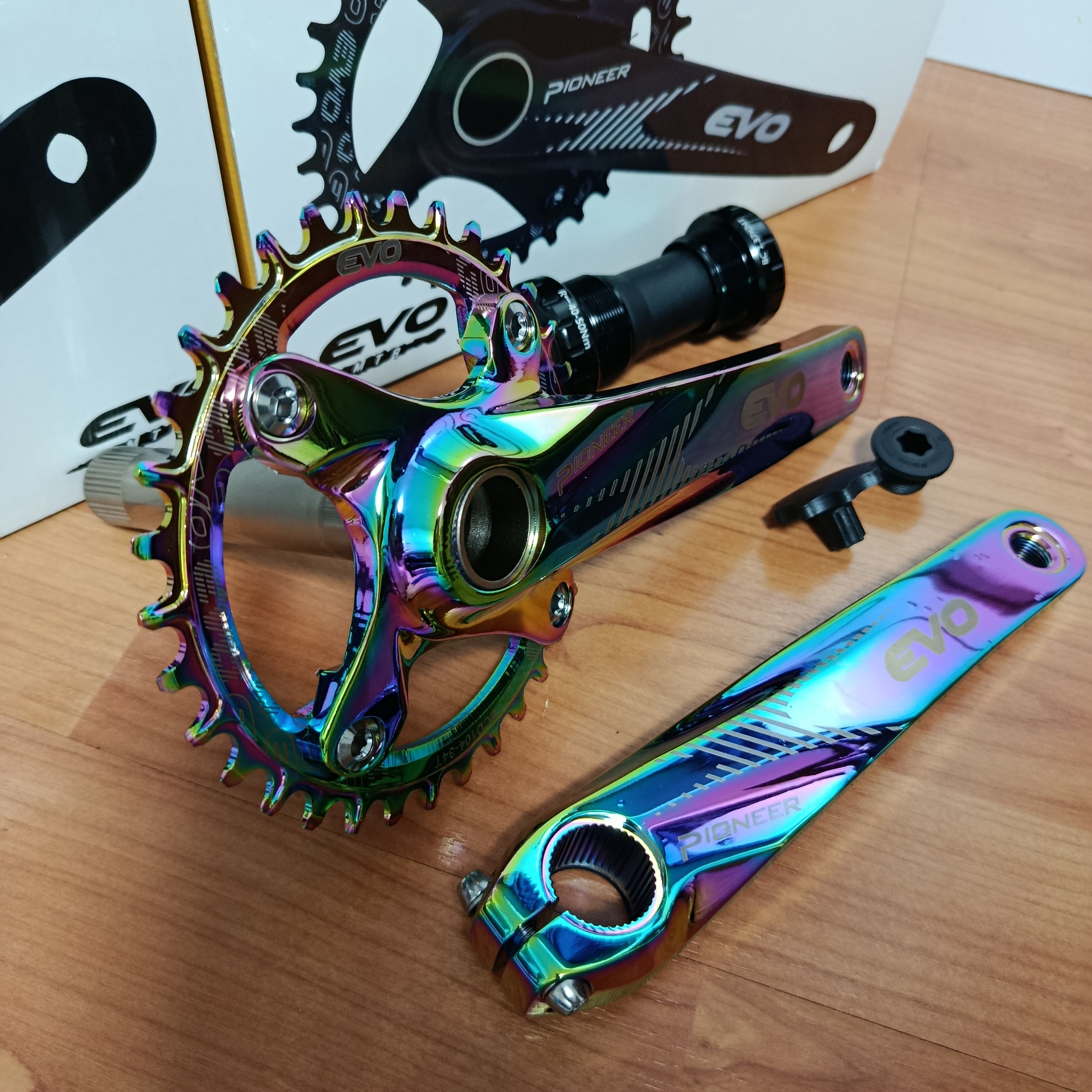 EVO AYNAKOL RAINBOW 34T 170MM KOL HOLLOWTECH GÖBEK DAHİL