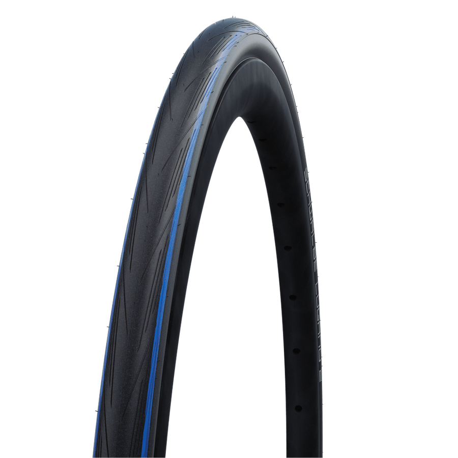 Schwalbe LUGANO II DIŞ LASTİK 700x25C K-Guard Compound SiC Mavi Çizgi KATLANIR 