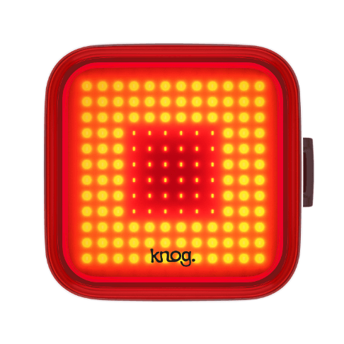 KNOG Stop Lambası Blinder SQUARE Siyah Şarjlı