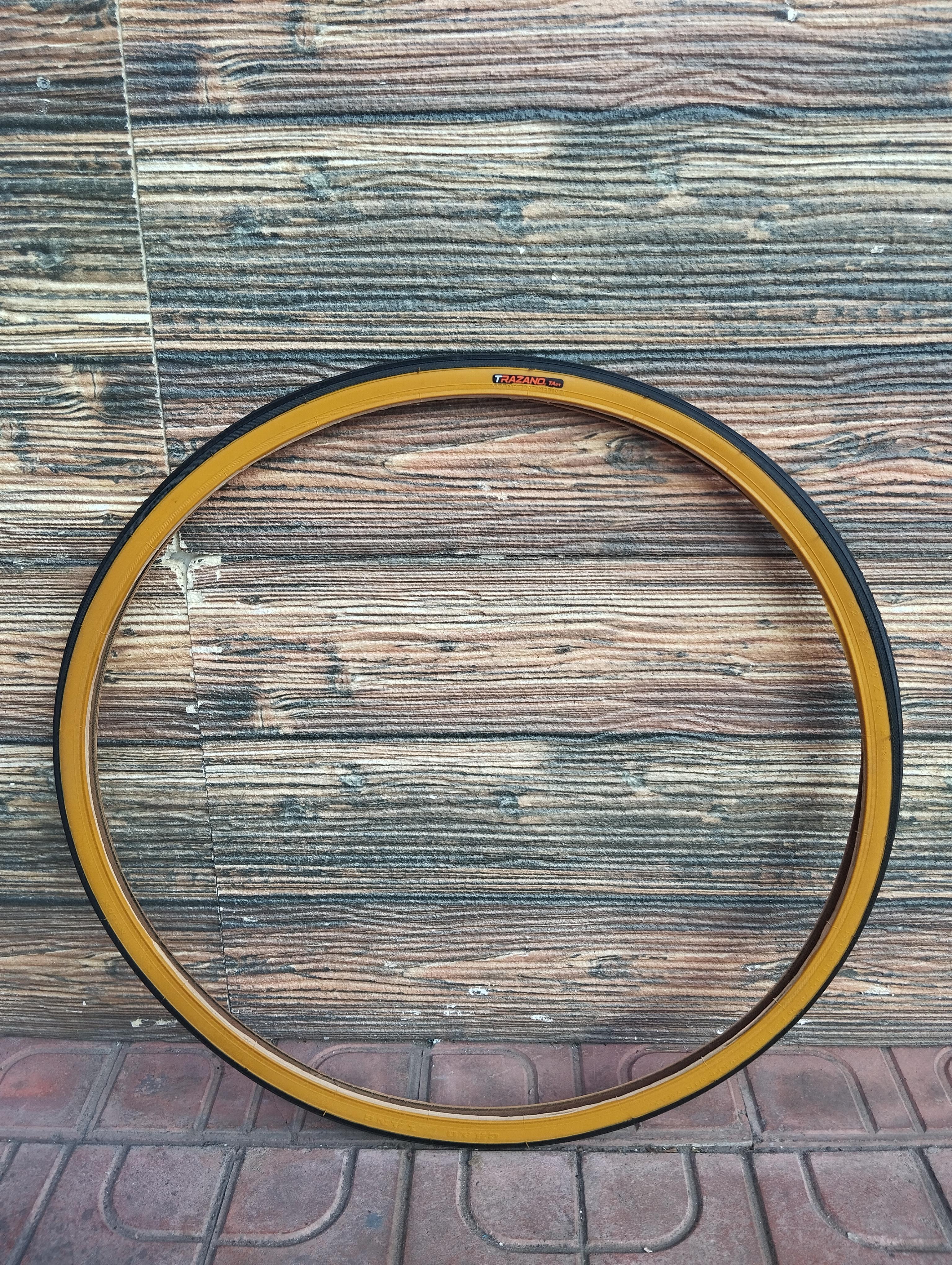 Trazano Dış Lastik 32-630 27*1 1/4 [27] Amber Yanaklı