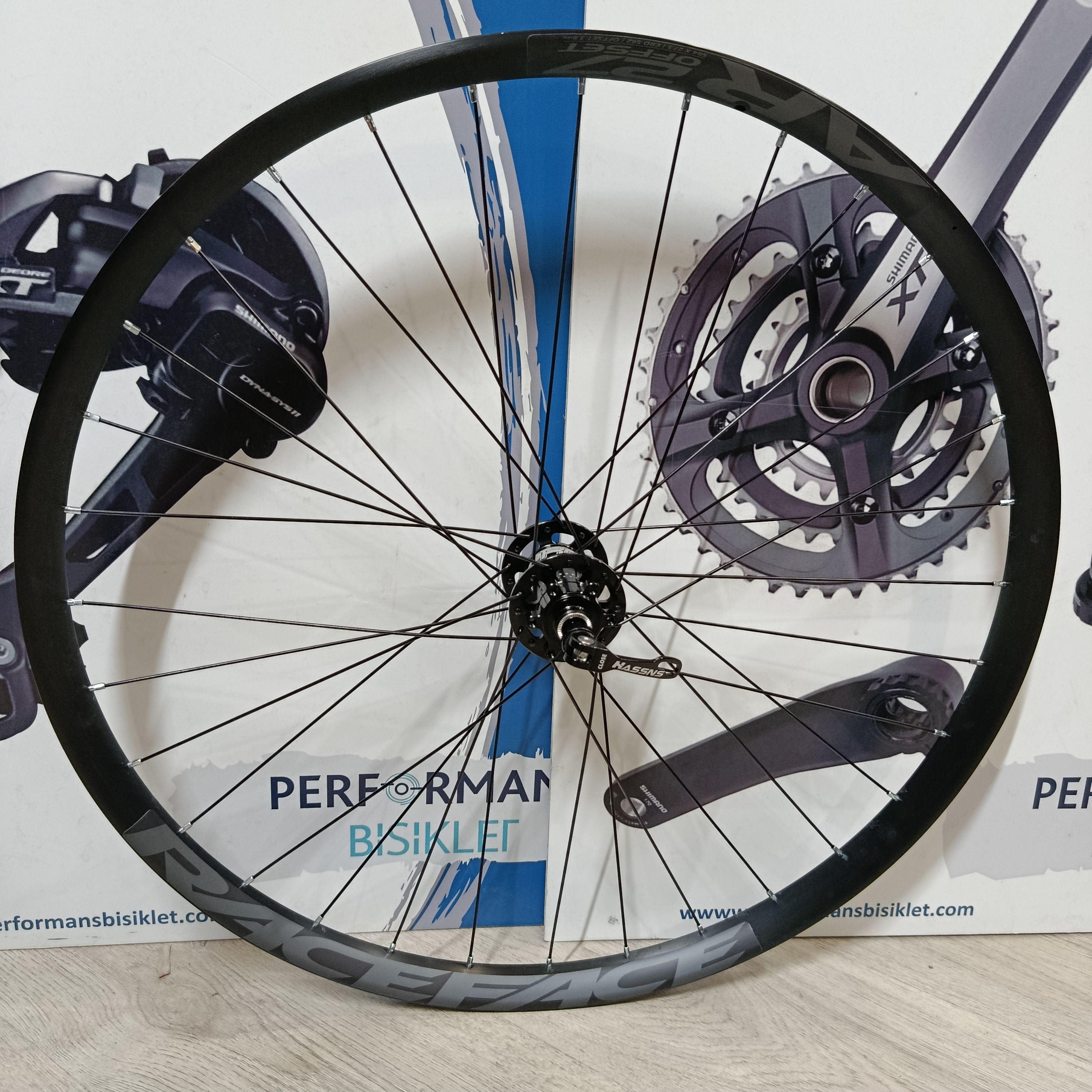 27,5 ÖN HASSNS PRO7 RULMANLI SİYAH RACEFACE R27 JANT 27MM İÇ 31MM DIŞ  DİSK 