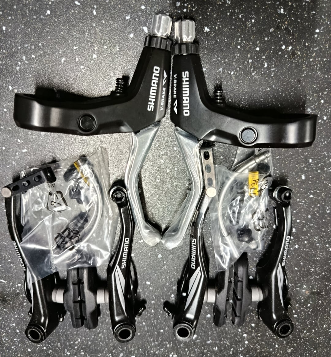 SHIMANO V FREN KOLLARI VE AYAKLARI TAKIM ÖN ARKA M421 M422