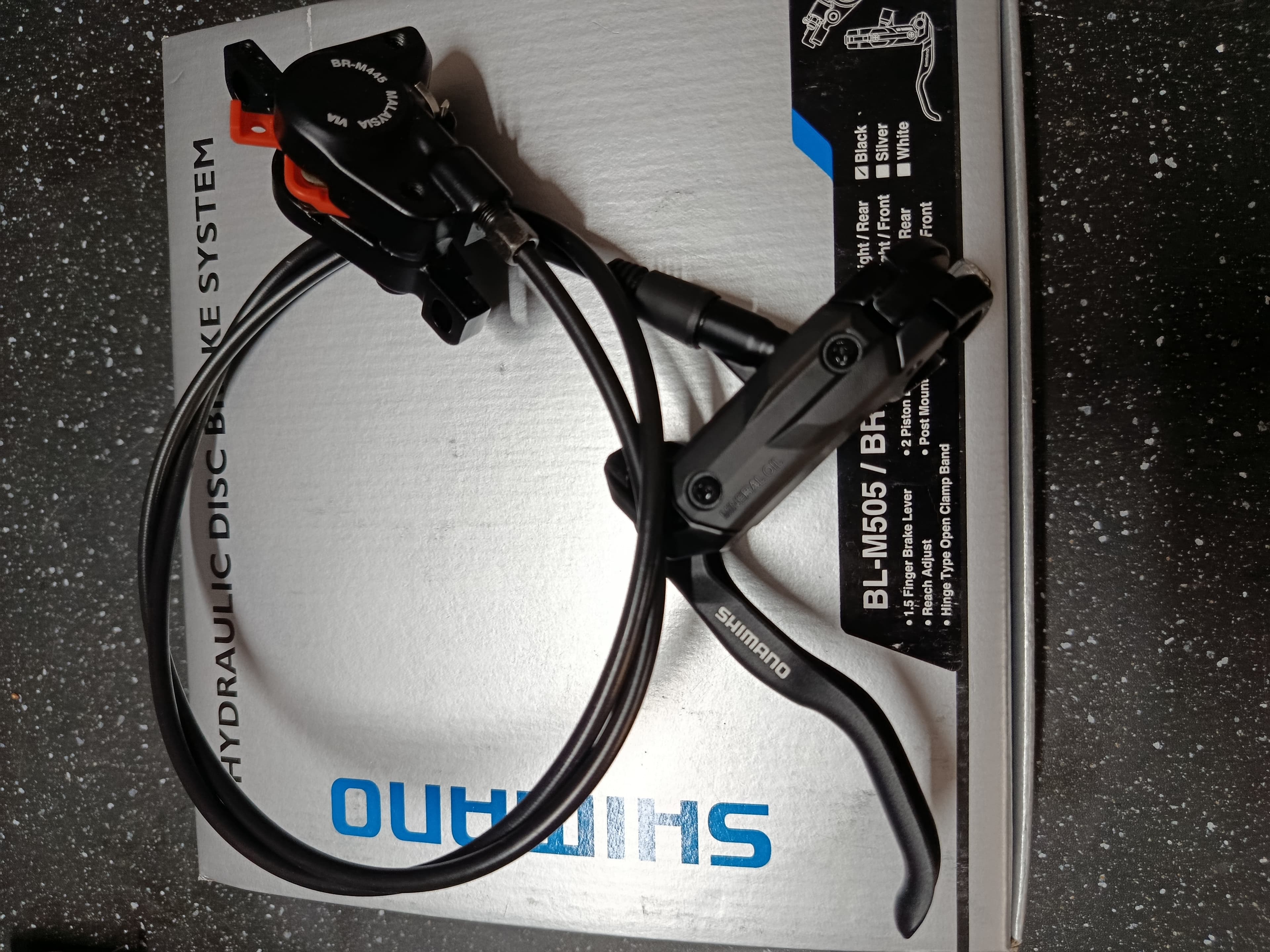 Shimano Ön Hidrolik Fren Takımı 1 Metre Hortum Boyu BL-M505-BR-M445