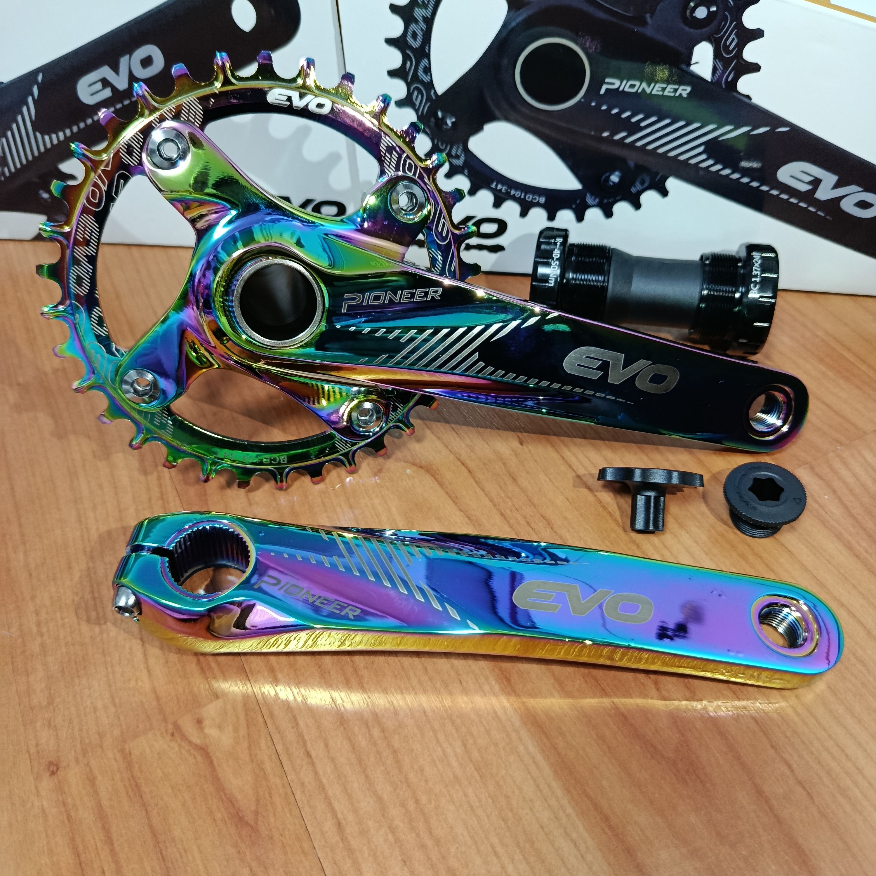 EVO AYNAKOL RAINBOW 34T 170MM KOL HOLLOWTECH GÖBEK DAHİL