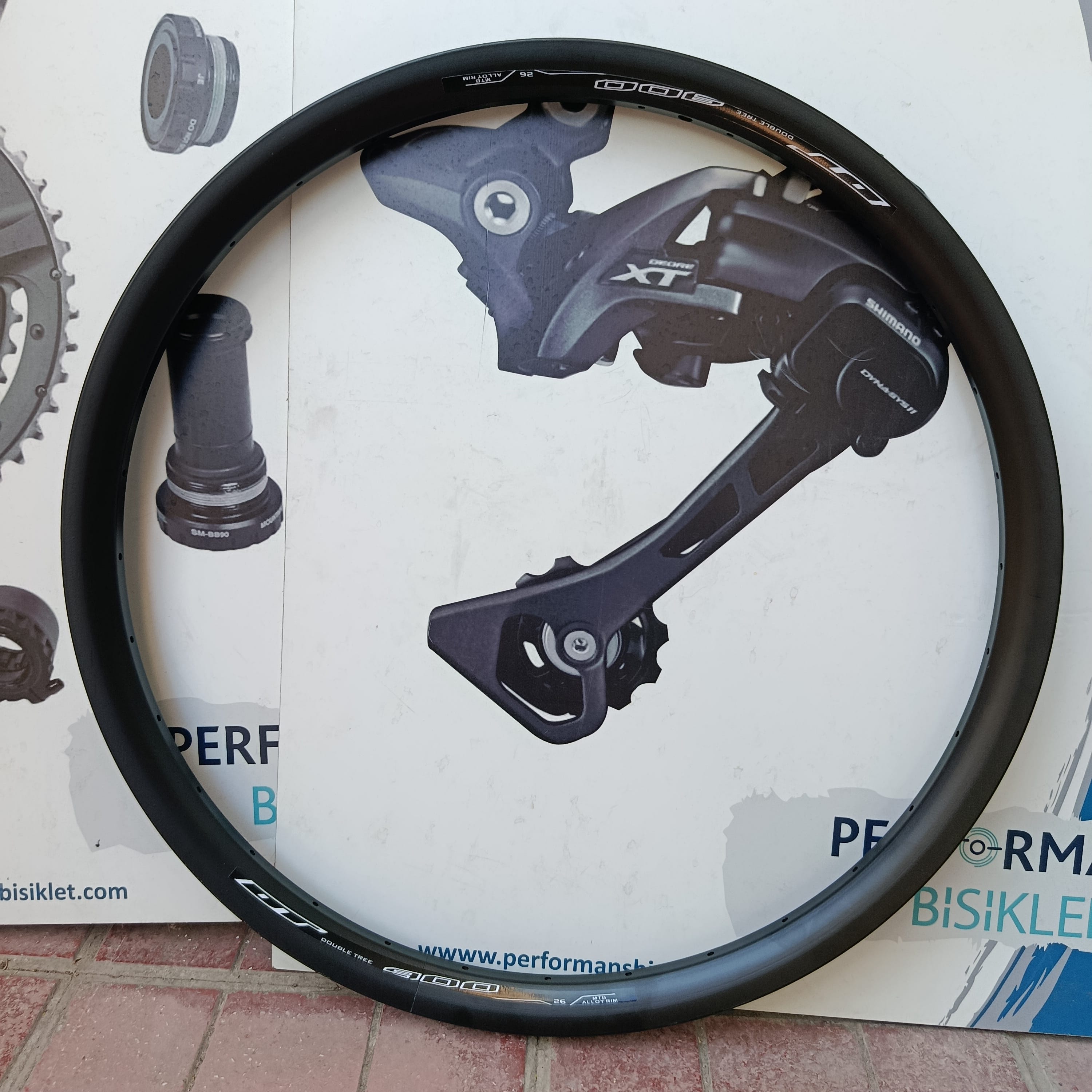 Dt 26 Geniş 32 Delikli Çift Katlı Jant Dış 40mm İç 30mm