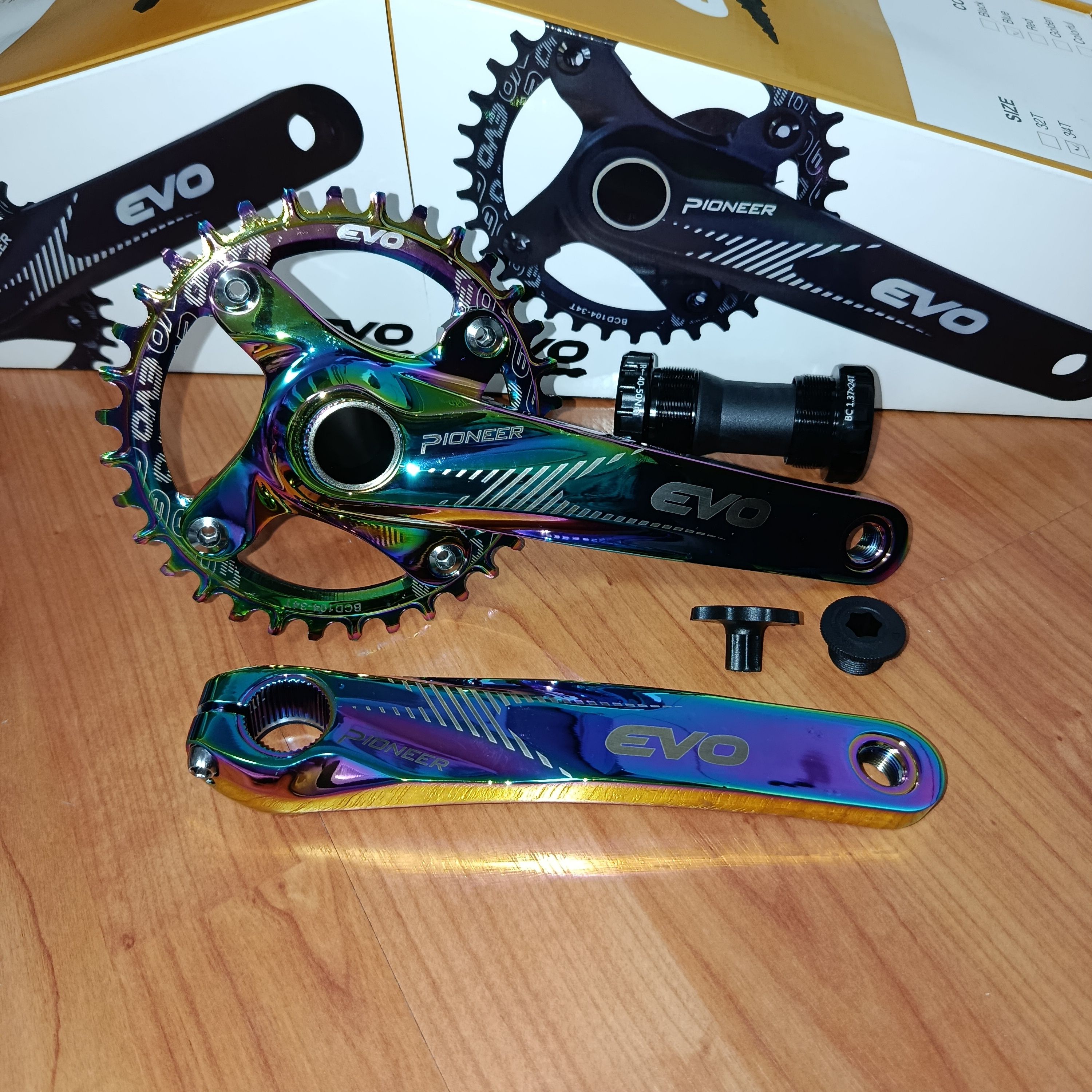 EVO AYNAKOL RAINBOW 34T 170MM KOL HOLLOWTECH GÖBEK DAHİL