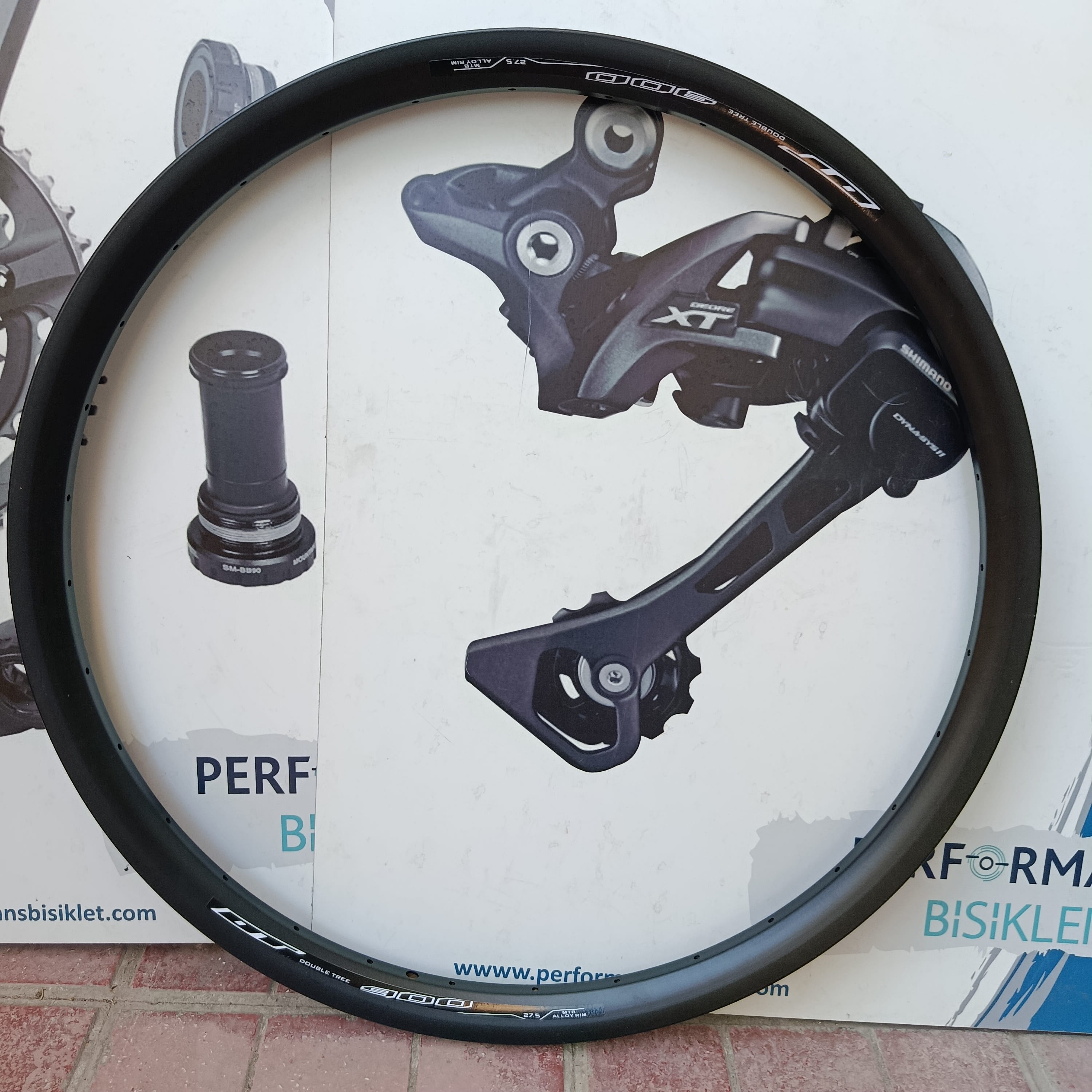 Dt 27,5 Geniş 32 Delikli Çift Katlı Jant Dış 40mm İç 30mm