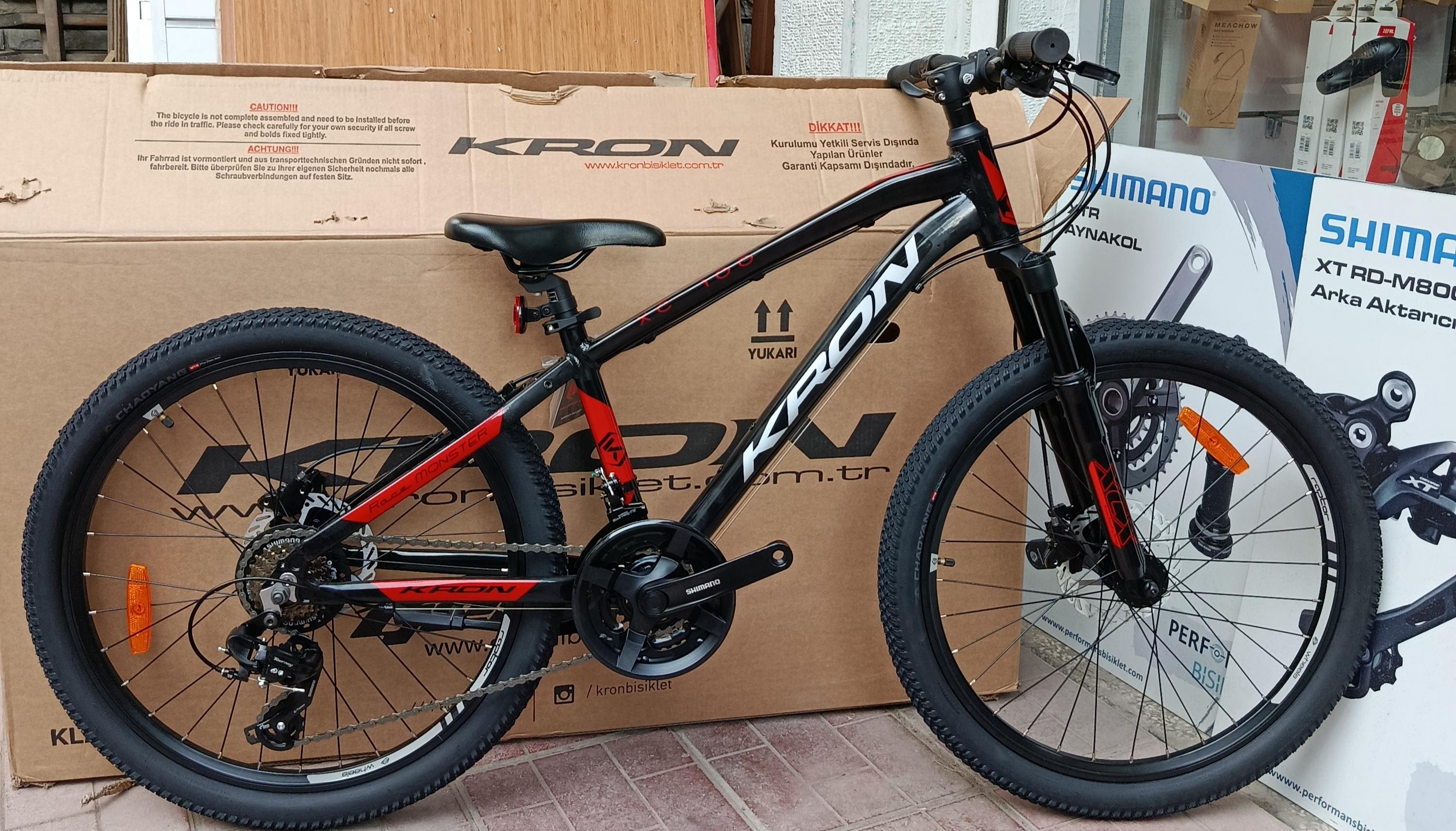 KRON XC 100 HD 24 JANT SHIMANO 21 VİTES SHIMANO  DİSK FREN ALUMİNYUM BİSİKLET