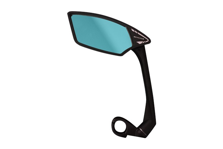Meachow Bisiklet Aynası Sol Ayarlanabilir Kelepçeli Mavi Lens / Bisiklet