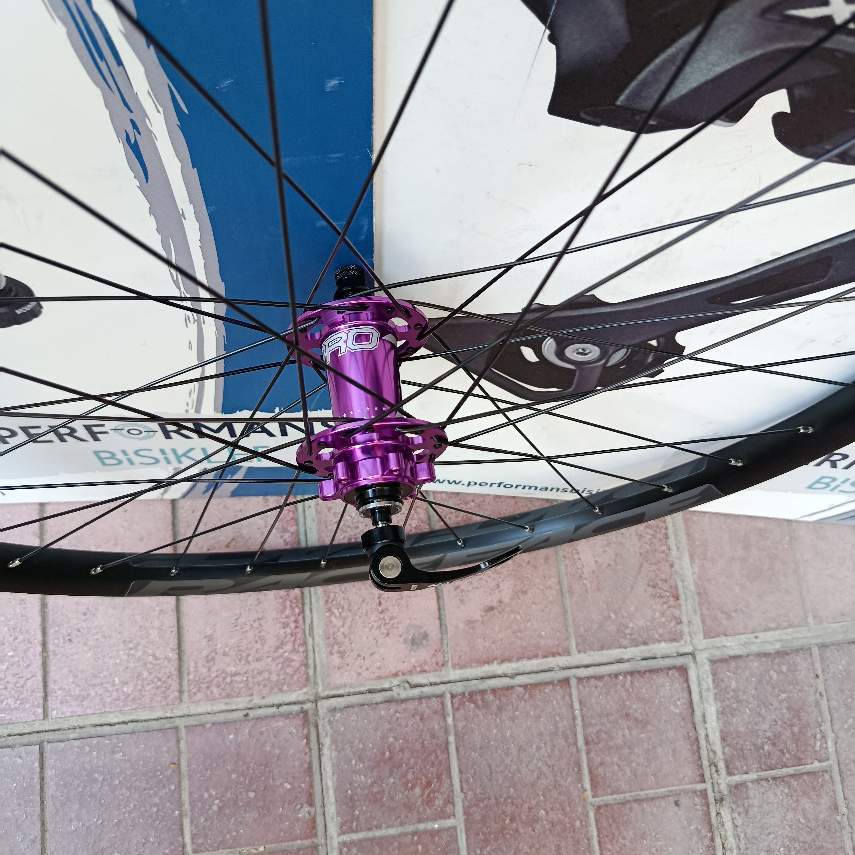 27.5 ÖN RACEFACE R27 JANT HASSNS PRO7 RULMANLI MOR DİSK 27MM İÇ 31MM DIŞ