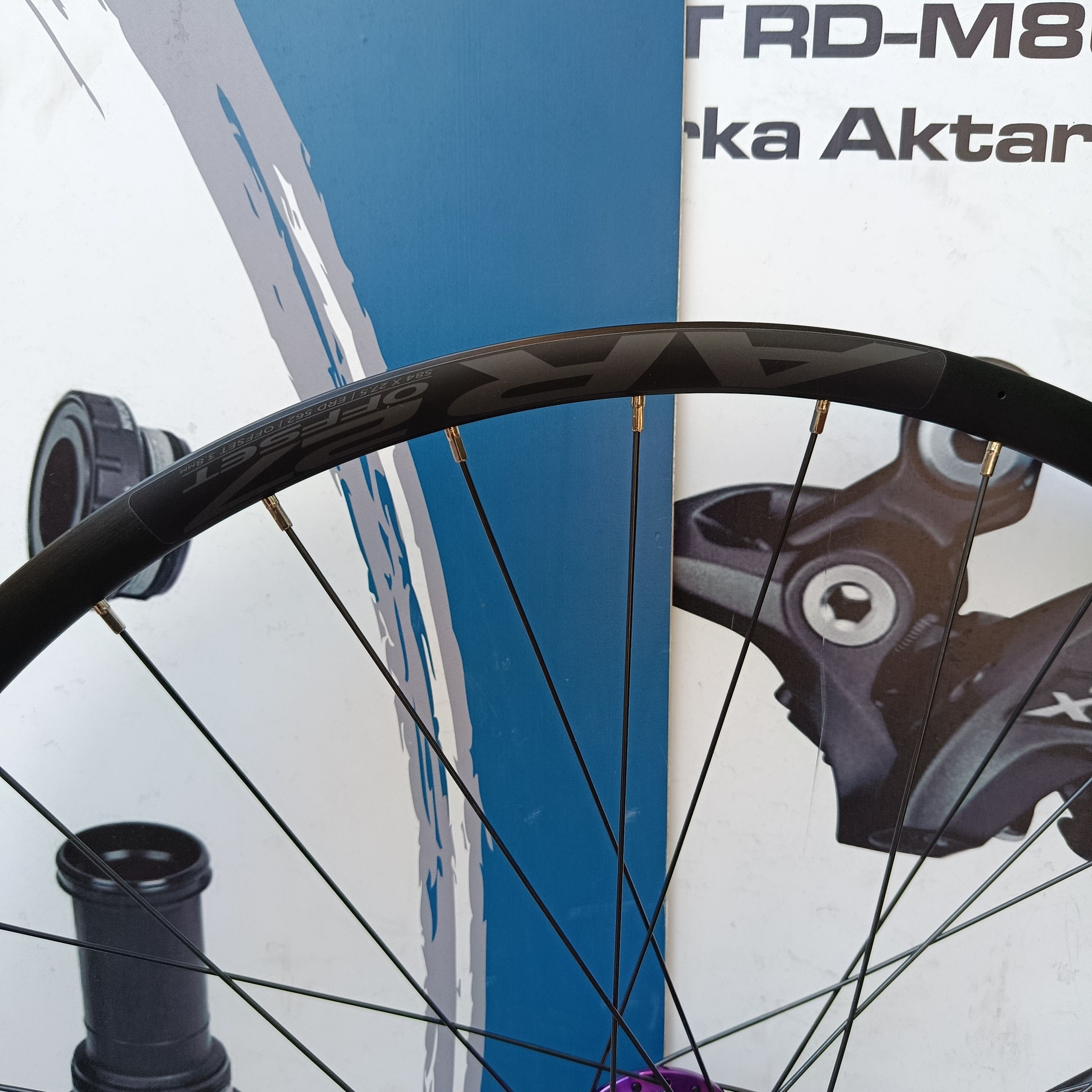 27.5 ÖN RACEFACE R27 JANT HASSNS PRO7 RULMANLI MOR DİSK 27MM İÇ 31MM DIŞ