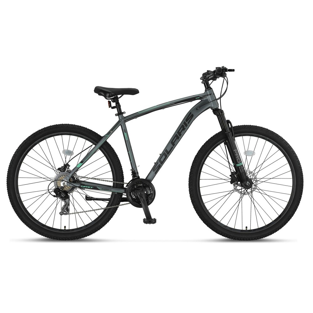 ÜMİT 2752 SOLARIS SHIMANO HİDROLİK DİSK 27.5 JANT 18 KADRO BOYU M BEDEN ALUMINYUM GRİ
