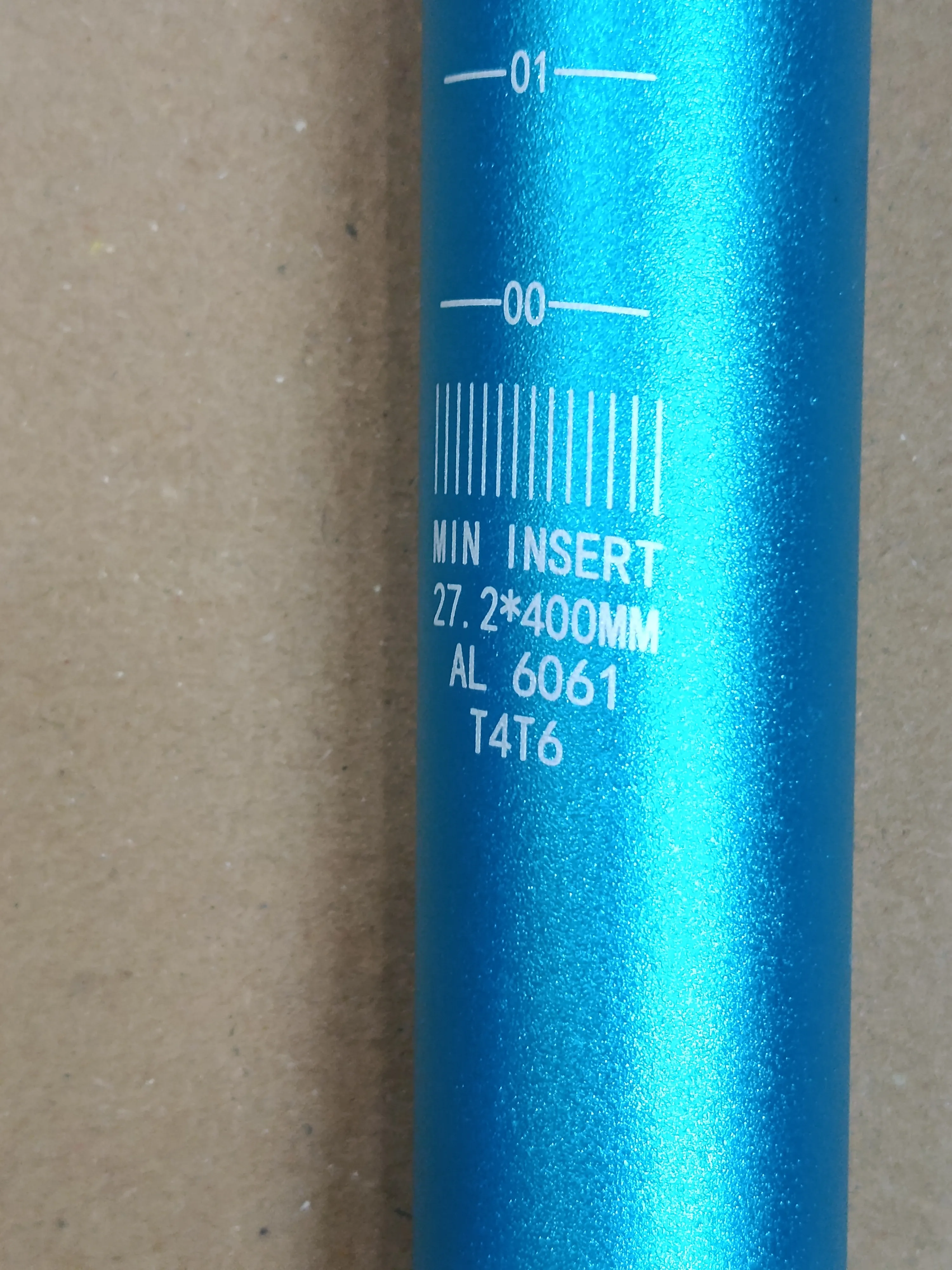 EVO MAVİ 27.2 40MM SELE BORUSU ALUMINYUM 