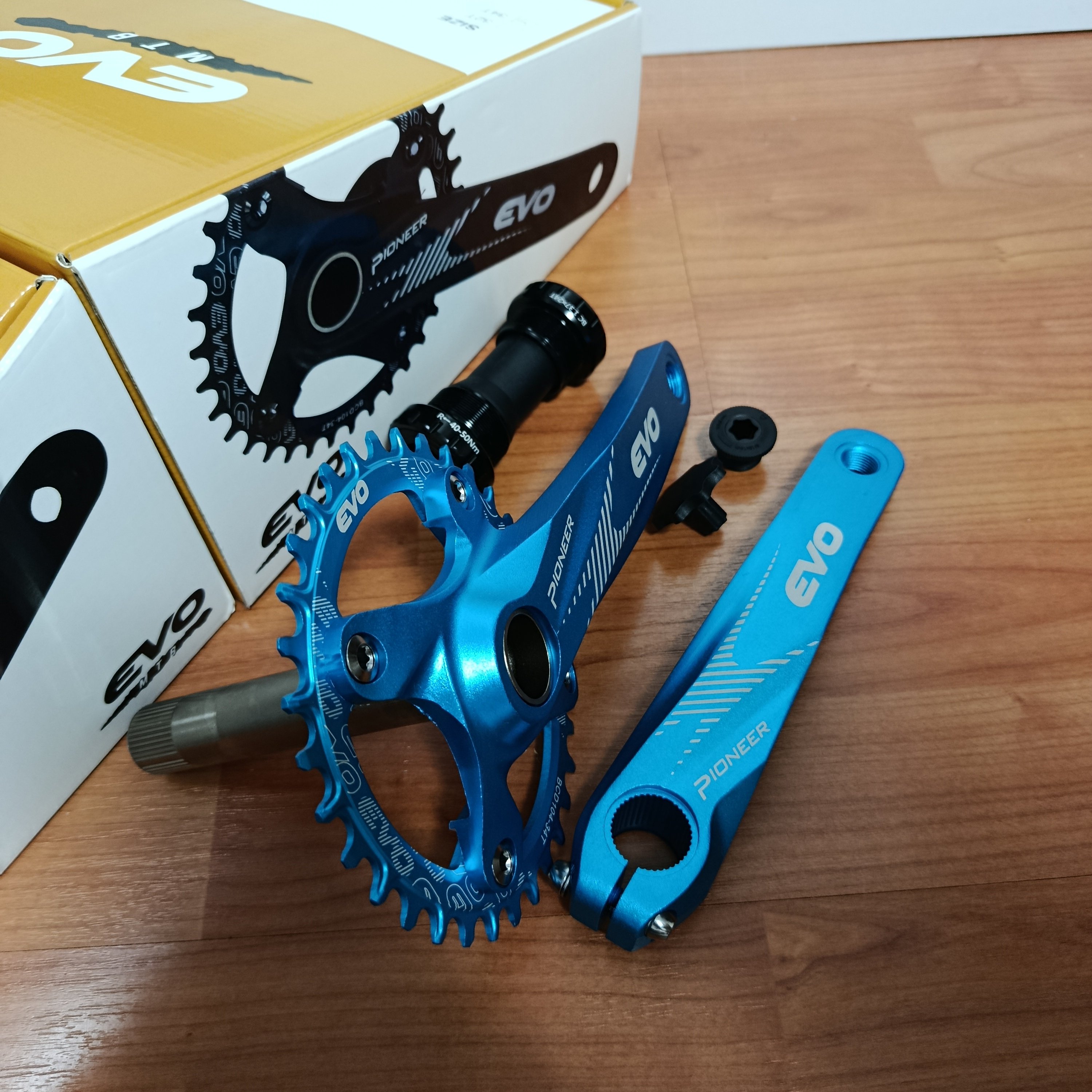 EVO AYNAKOL MAVİ 34T 170MM KOL HOLLOWTECH GÖBEK DAHİL