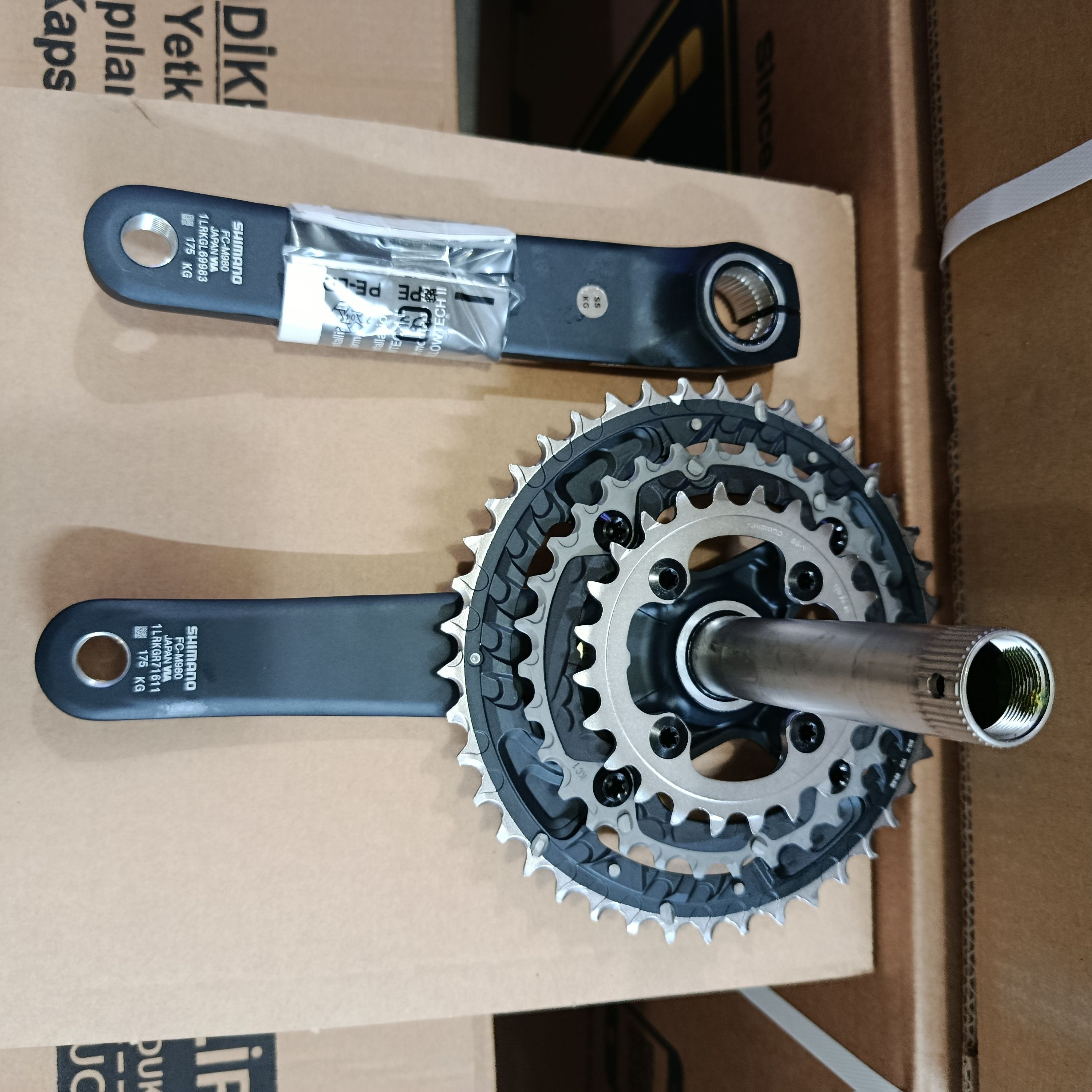SHIMANO XTR FC-M980 AYNAKOL 175 KRANK JAPAN 24-32-42 DİŞLİLER 10 LU UYUMLU