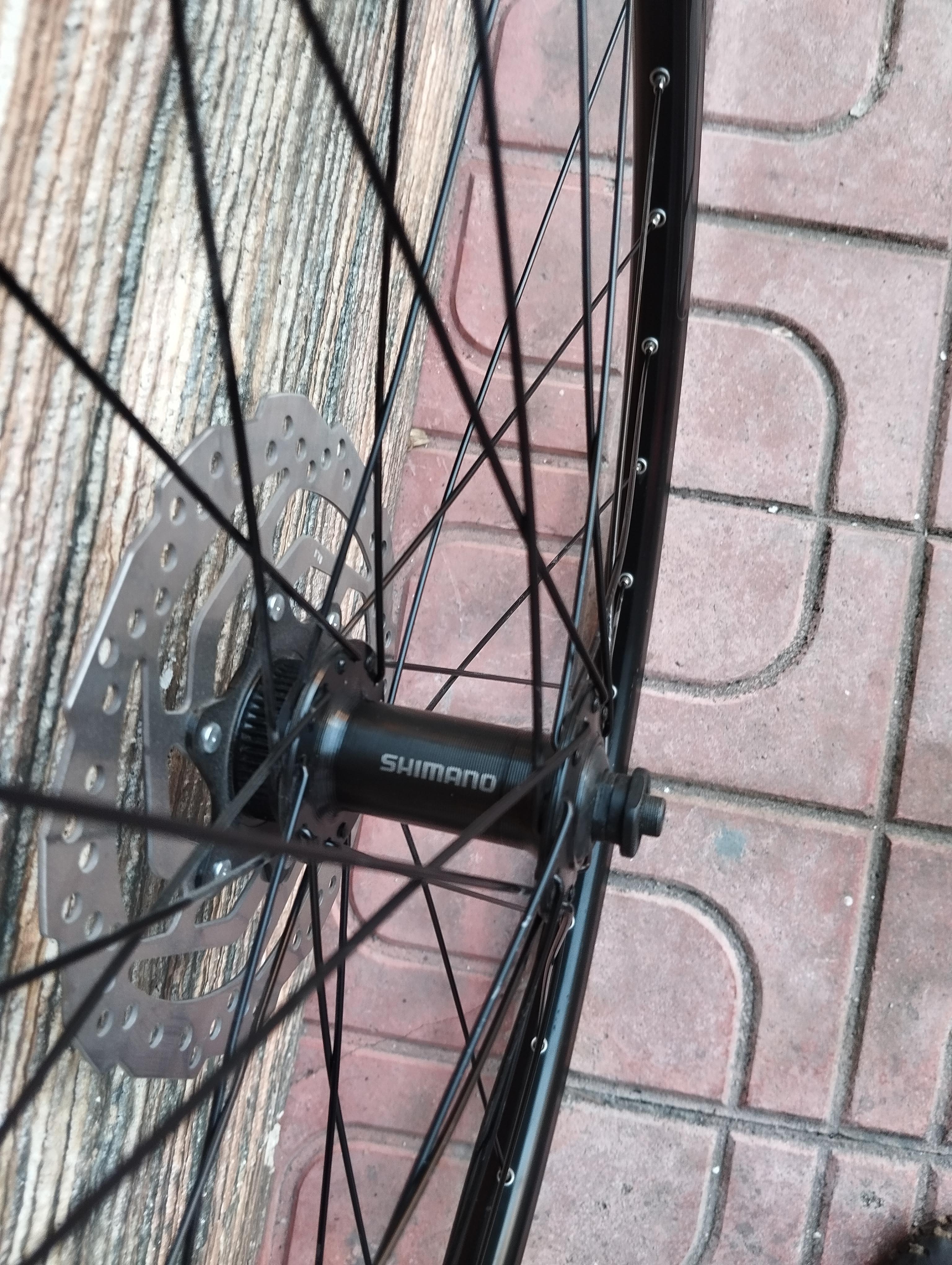 27.5 Ön Jant Shimano HB-TX505 Göbek Disk Uyumlu Yüzüklü Rotorlu