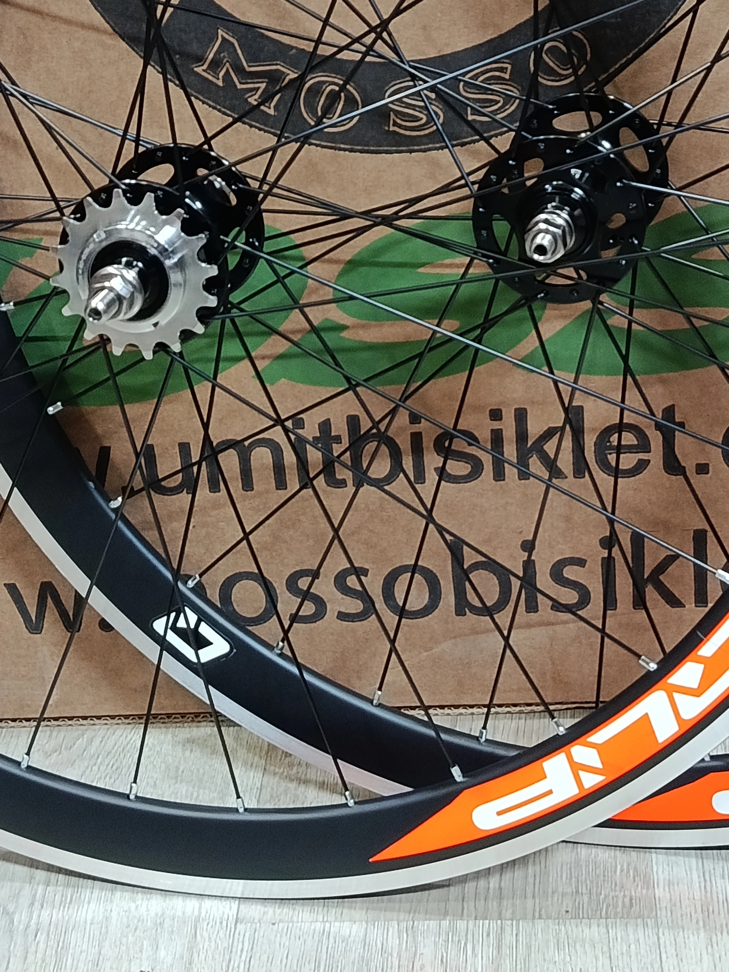 28 FIXIE 40MM PROFİL JANT ARC RULMANLI GÖBEKLİ ÖN-ARKA JANT SETİ