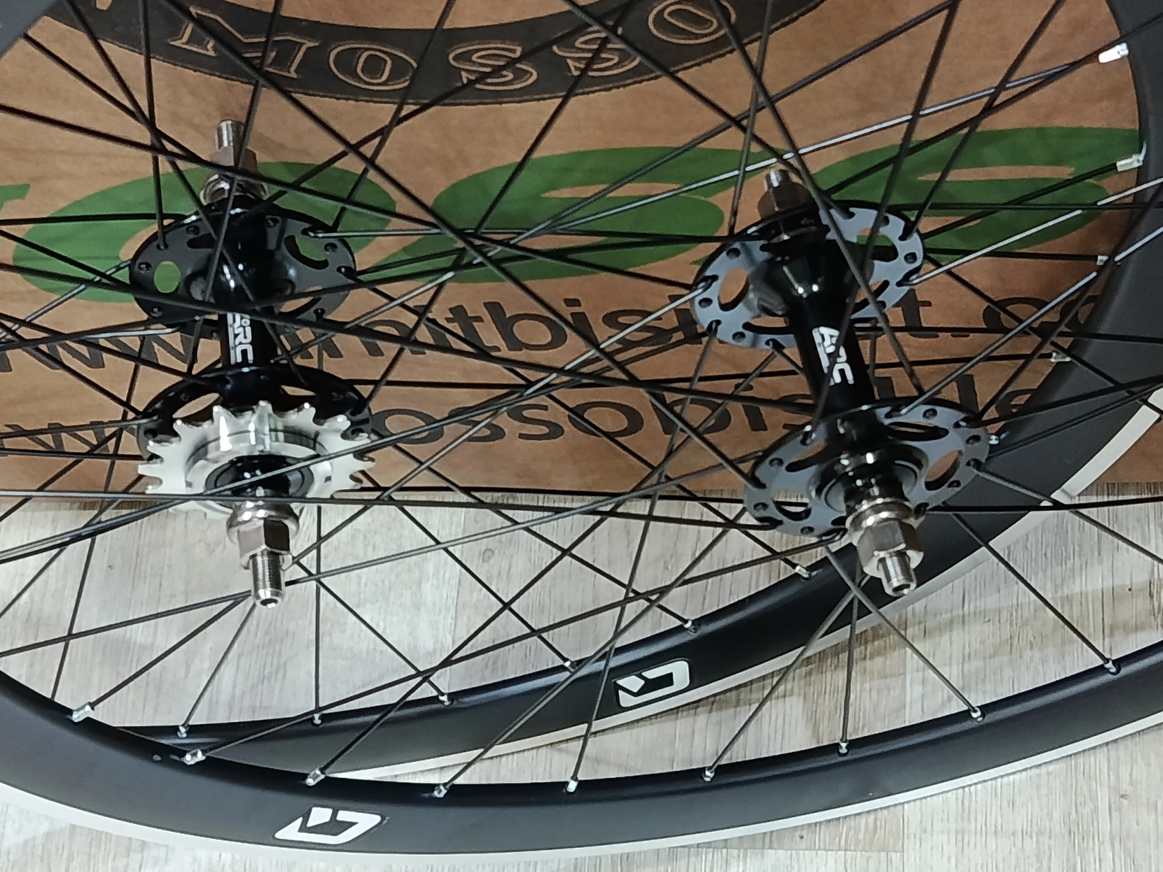 28 FIXIE 40MM PROFİL SİYAH JANT ARC RULMANLI GÖBEKLİ ÖN-ARKA JANT SETİ