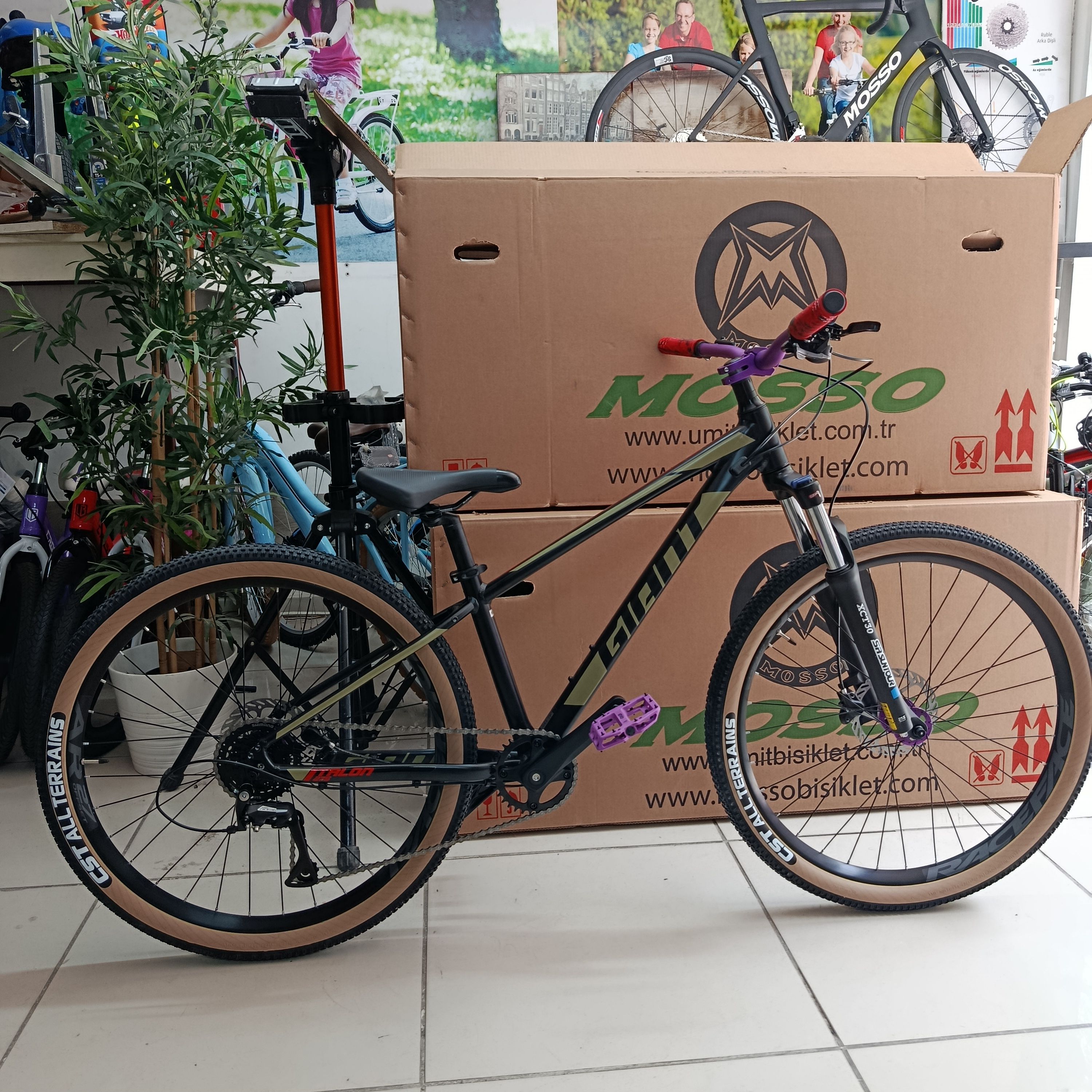 GIANT TALON 27,5 XS(35CM)BEDEN JANT 1*8 RACEFACE JANT HASSNS PRO7 GÖBEKLER 