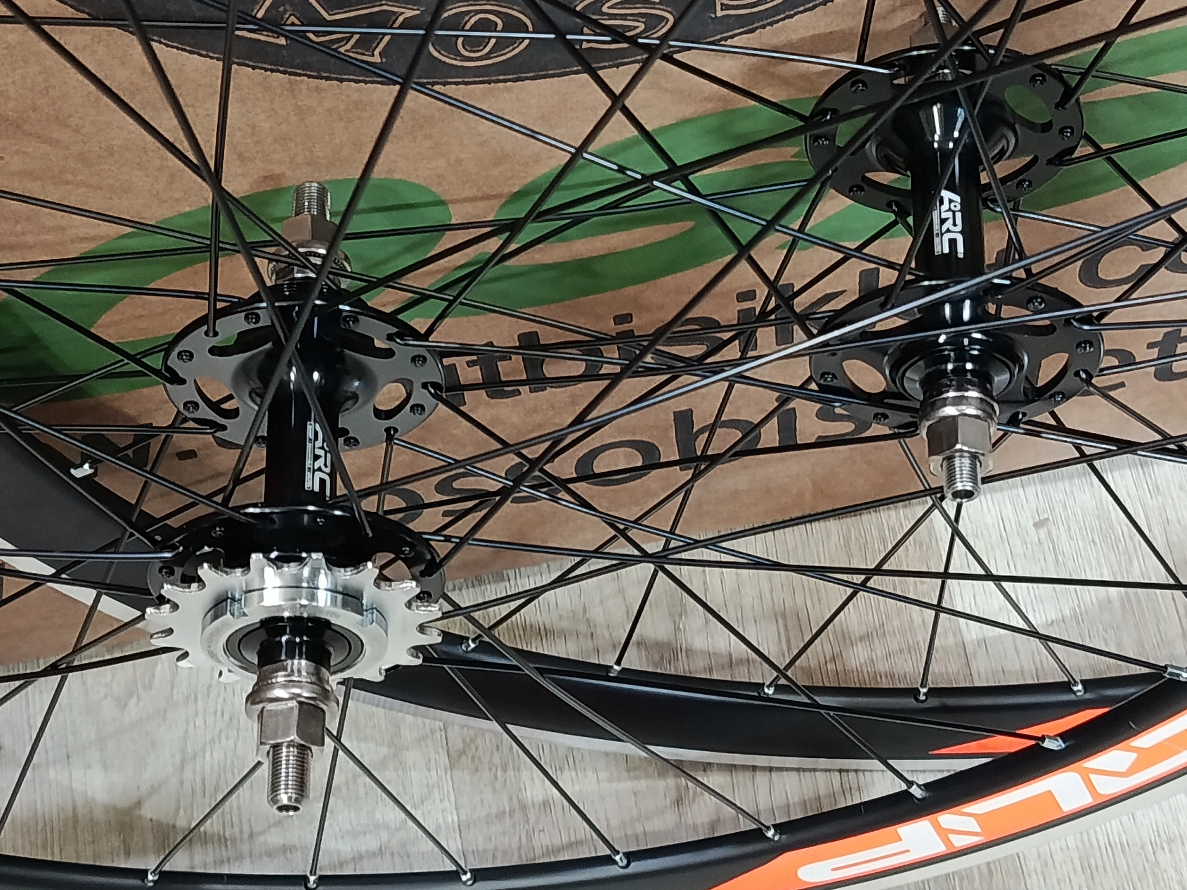 28 FIXIE 40MM PROFİL JANT ARC RULMANLI GÖBEKLİ ÖN-ARKA JANT SETİ