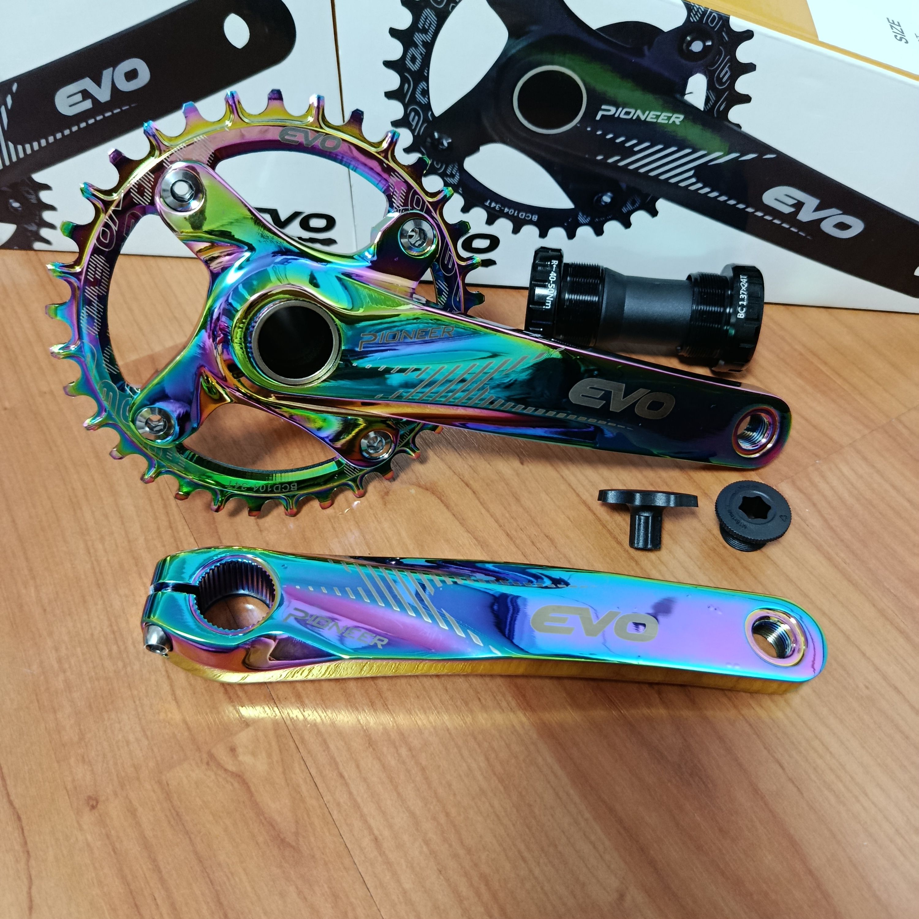 EVO AYNAKOL RAINBOW 34T 170MM KOL HOLLOWTECH GÖBEK DAHİL