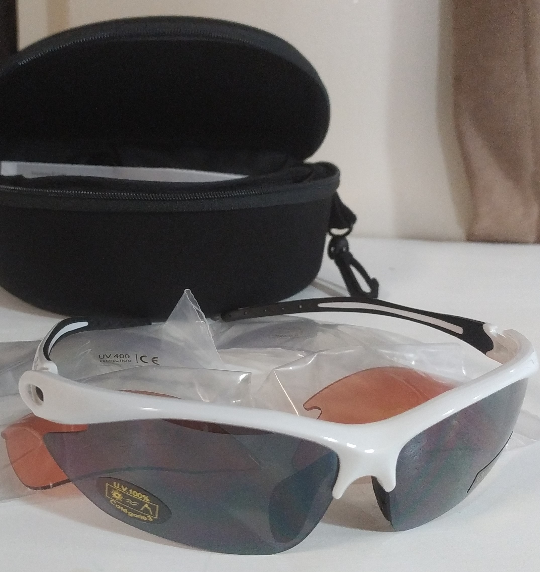 Plus Vita 3 Camlı Bisiklet Gözlüğü UV 400 Protection CE / Bisiklet