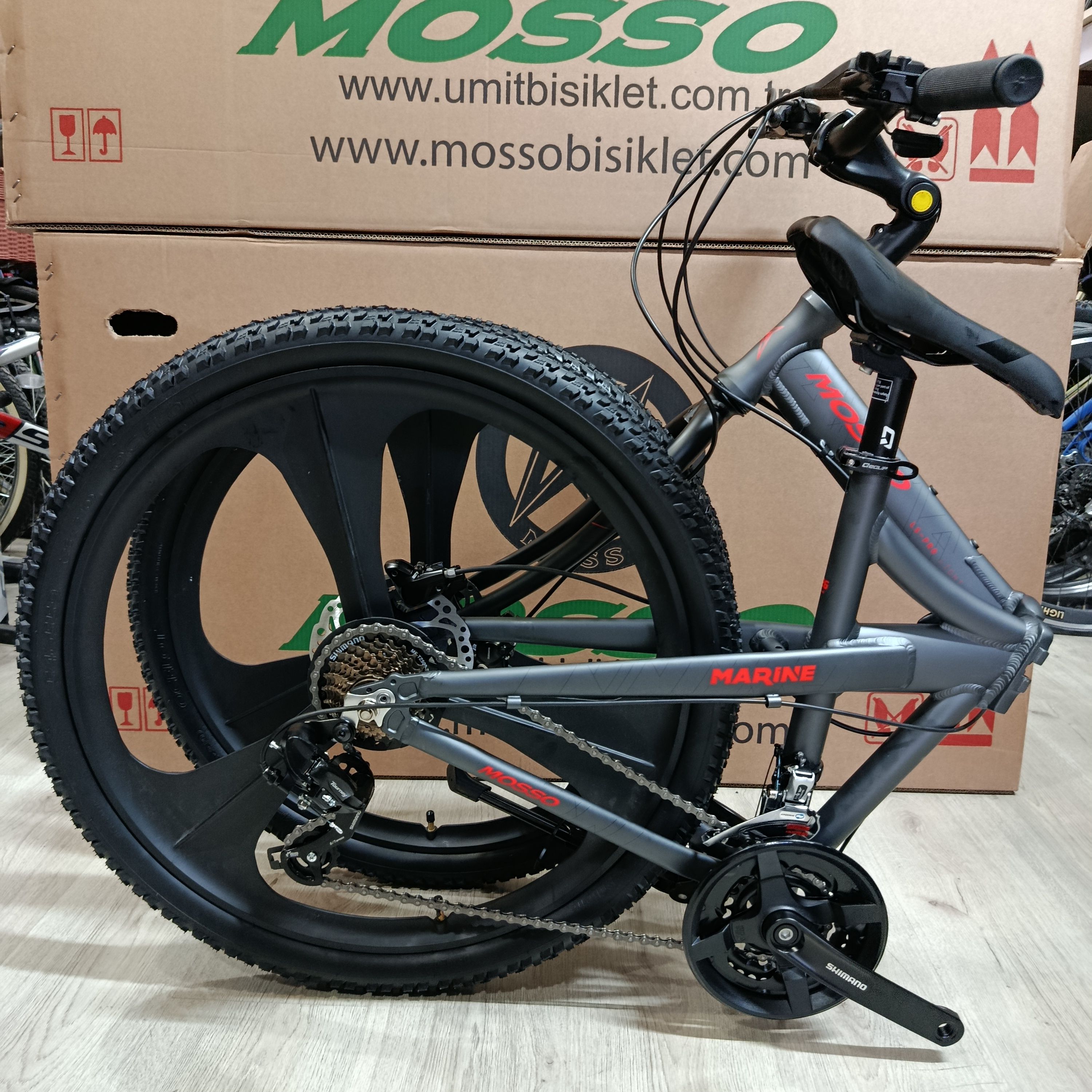 Mosso Marine ACR HYD 26 Antrasit Kırmızı / Bisiklet