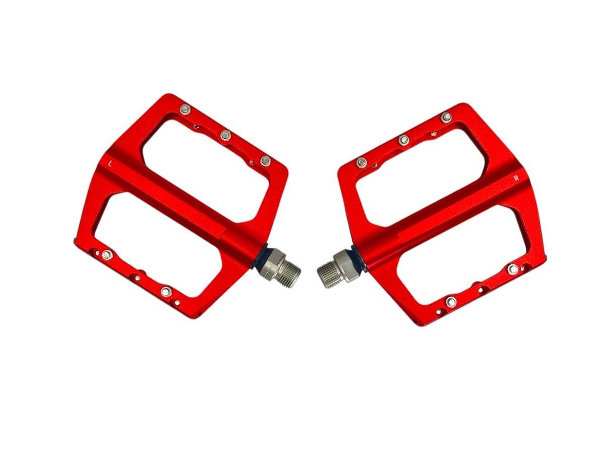 Vona HF-624 Rulmanlı Çivili Pedal Aluminyum Kırmızı
