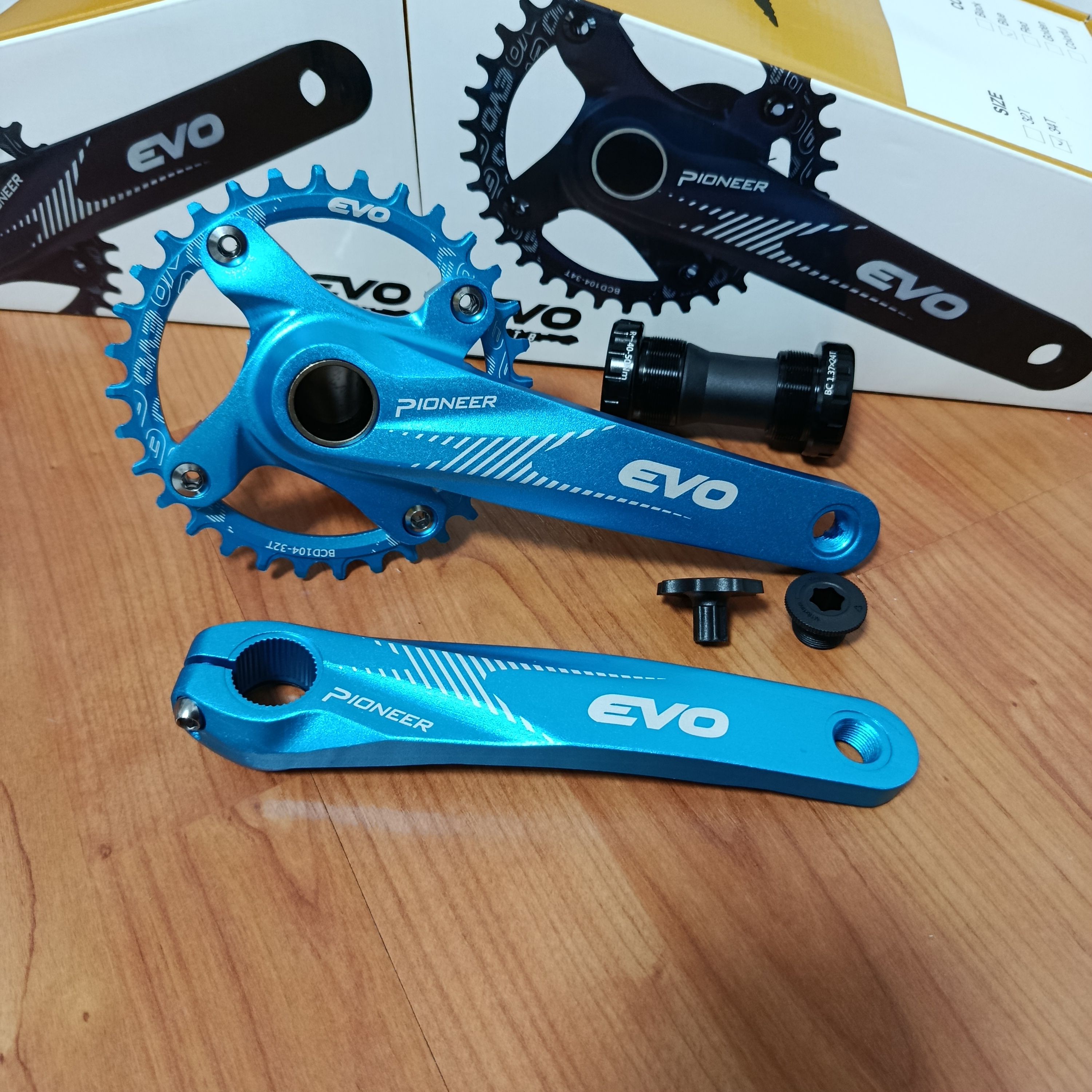 EVO AYNAKOL MAVİ 32T 170MM KOL HOLLOWTECH GÖBEK DAHİL