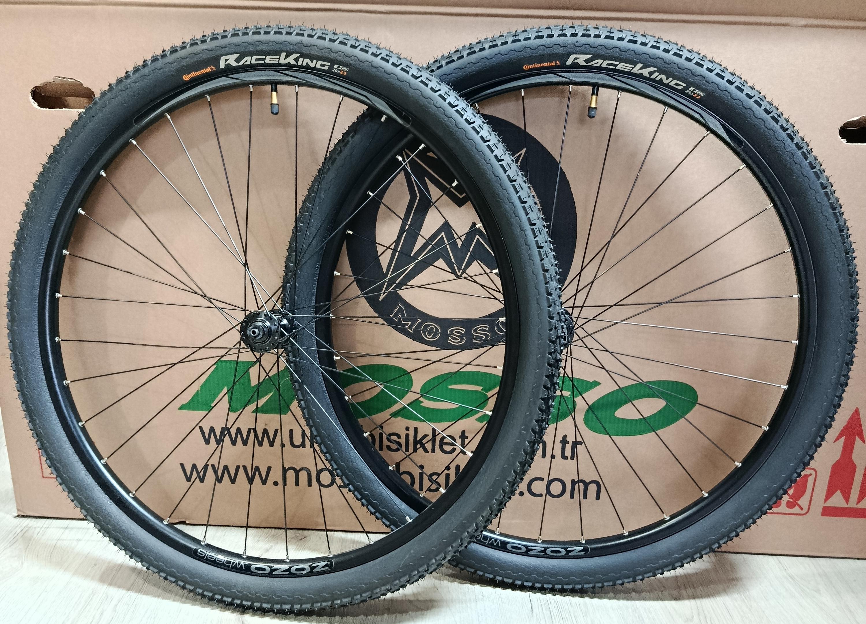 28-29 UYUMLU DİSK JANT SETİ ÖN-ARKA SHIMANO DEORE 6000 GÖBEKLİ CONTİNENTAL LASTİKLİ