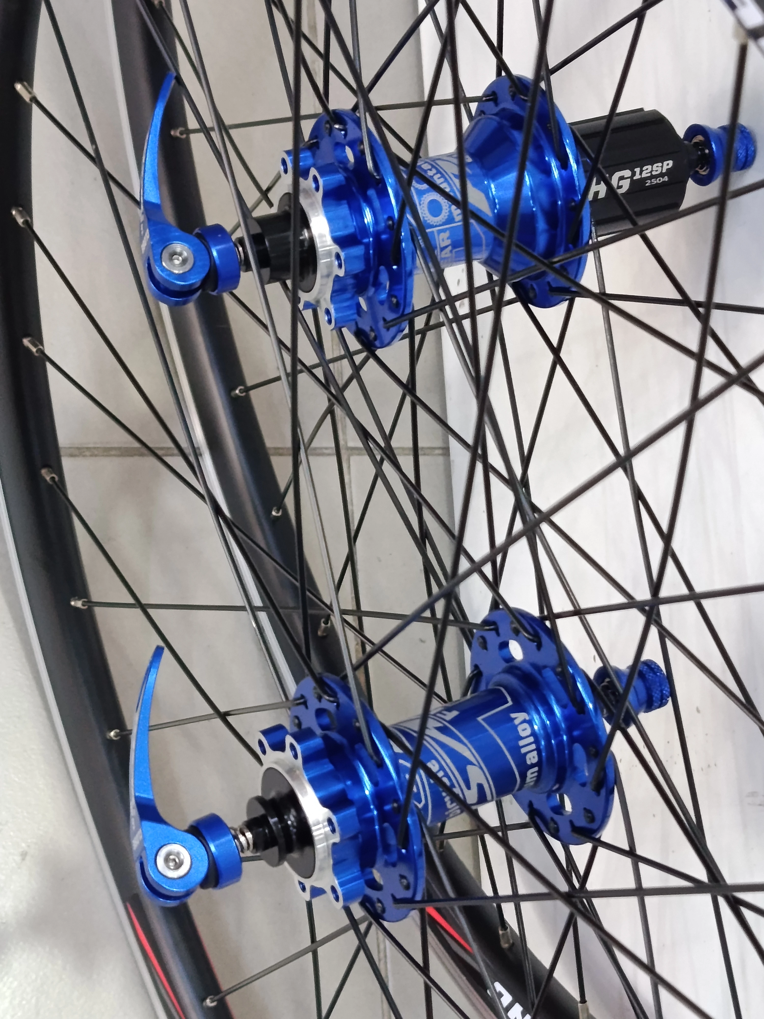 27,5 PASAK MAVİ ÖN-ARKA DİSK+V FREN UYUMLU YÜKSEK HUB SESİ JANT SETİ 