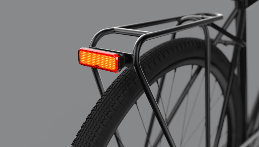 KNOG Stop Lambası - Knog BLINDER LINK, Bagaj Bağlantılı, Siyah, Şarjlı