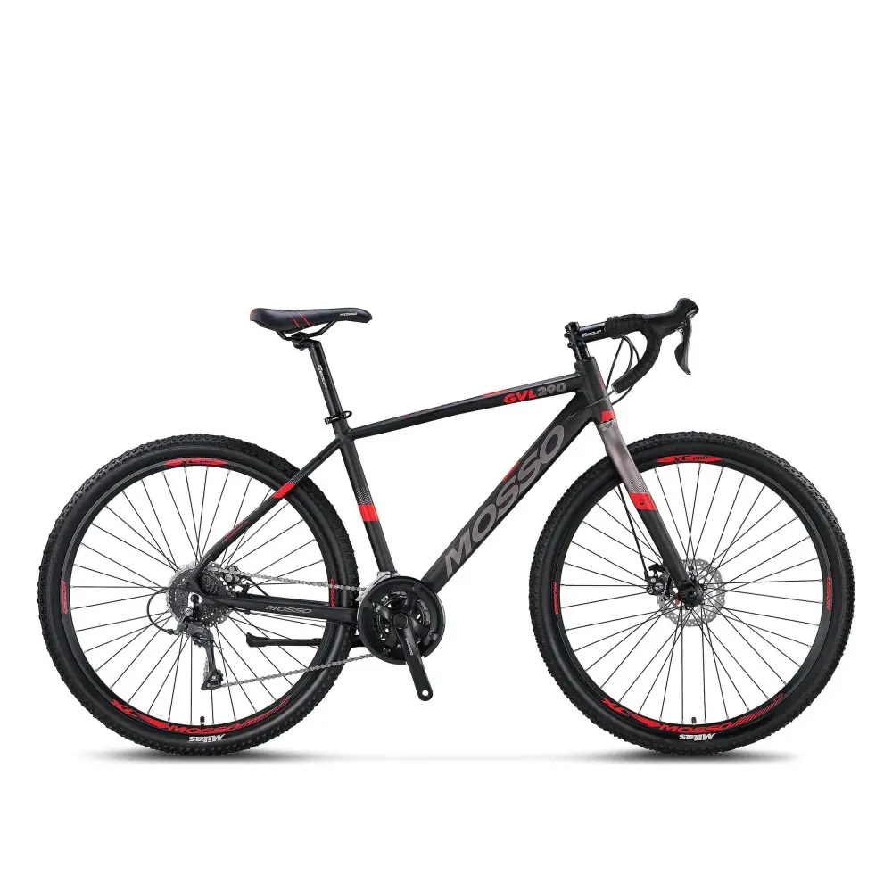 MOSSO GVL 290 CLARİS TOUR 48CM Siyah Kırmızı / Bisiklet