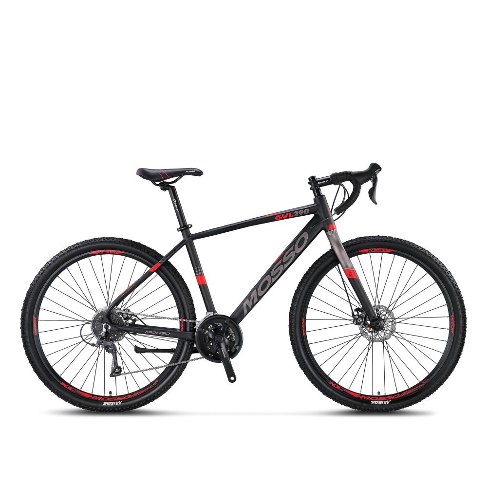 MOSSO GVL 290 CLARİS TOUR 48CM Siyah Kırmızı / Bisiklet