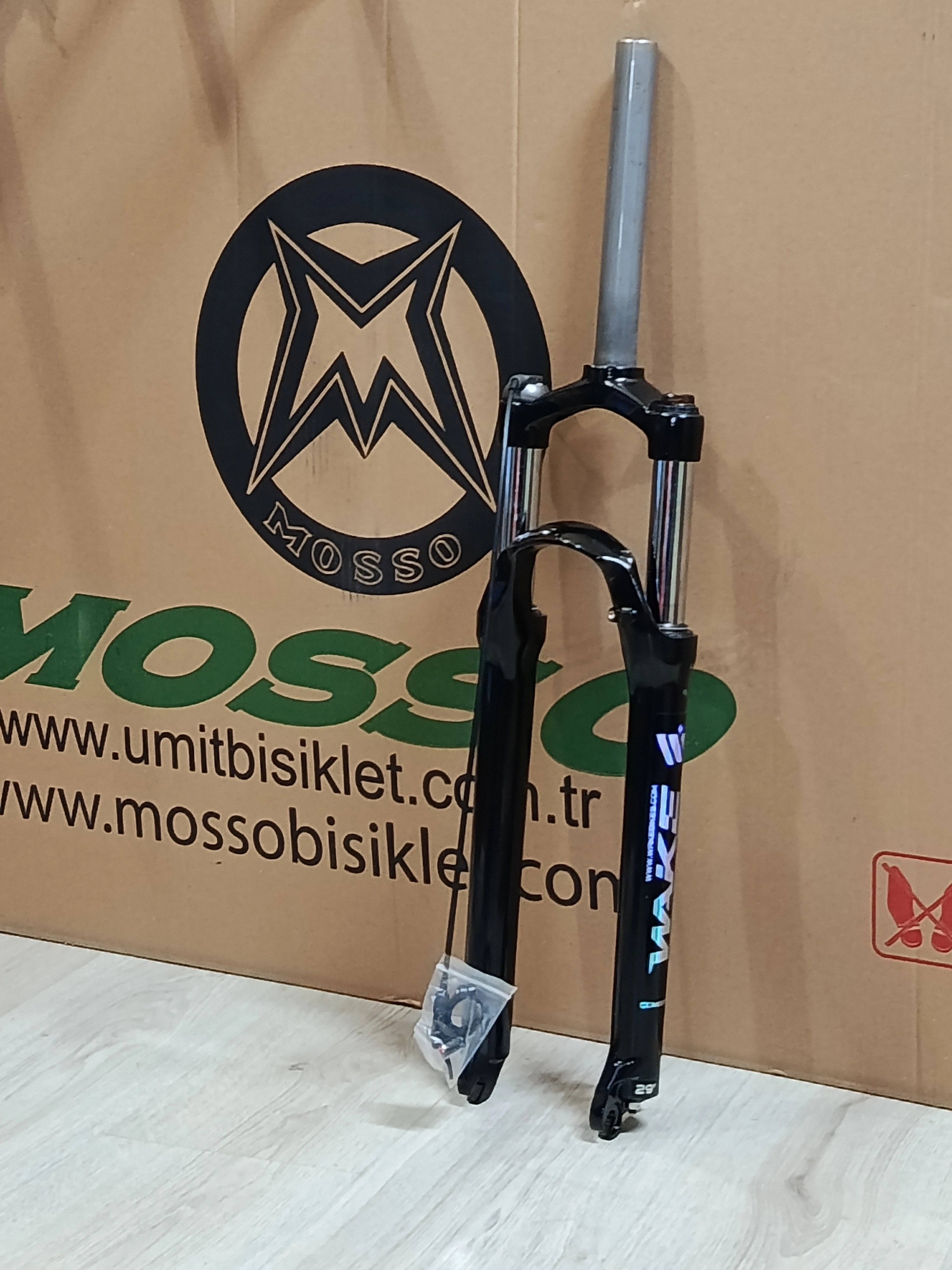 WAKE 29 DİSK UYUMLU 110MM ALUMINYUM GİDONDAN KİLİTLİ ÖN AMORTİSÖR SİYAH