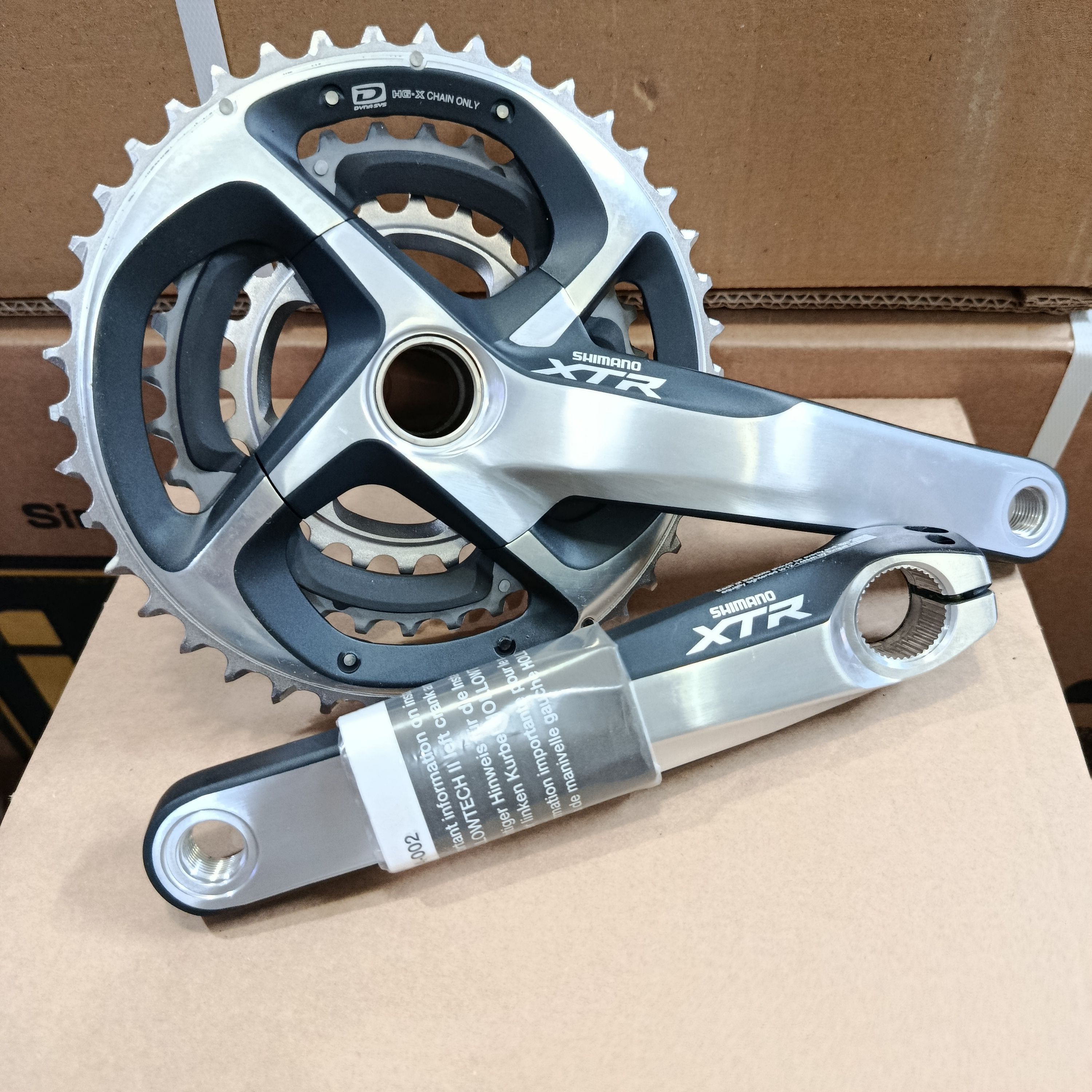 SHIMANO XTR FC-M980 AYNAKOL 175 KRANK JAPAN 24-32-42 DİŞLİLER 10 LU UYUMLU