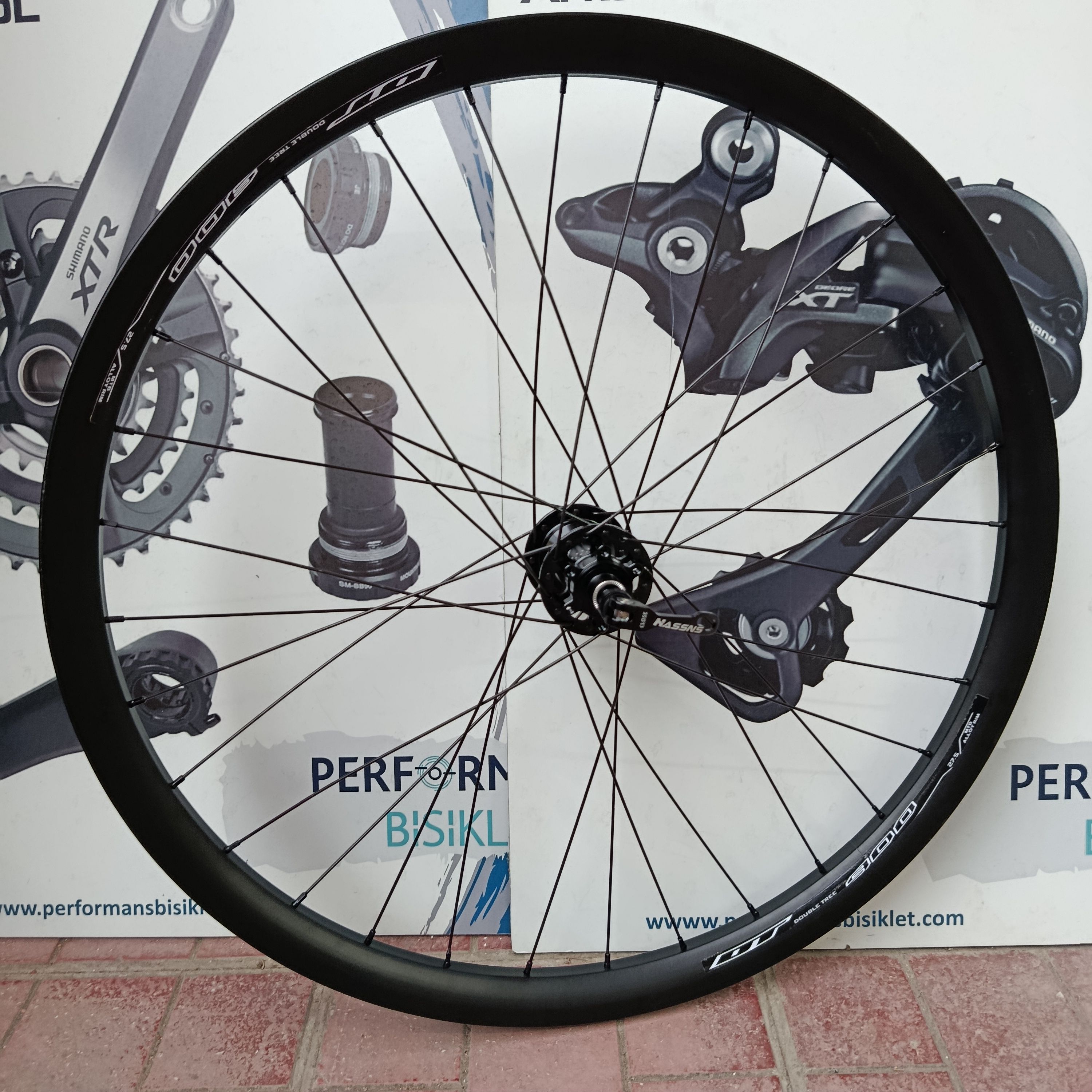 27,5 ARKA HASSNS PRO7 JANT MACH1 FRANSIZ TEL+BAŞ 40MM DİSK JANT