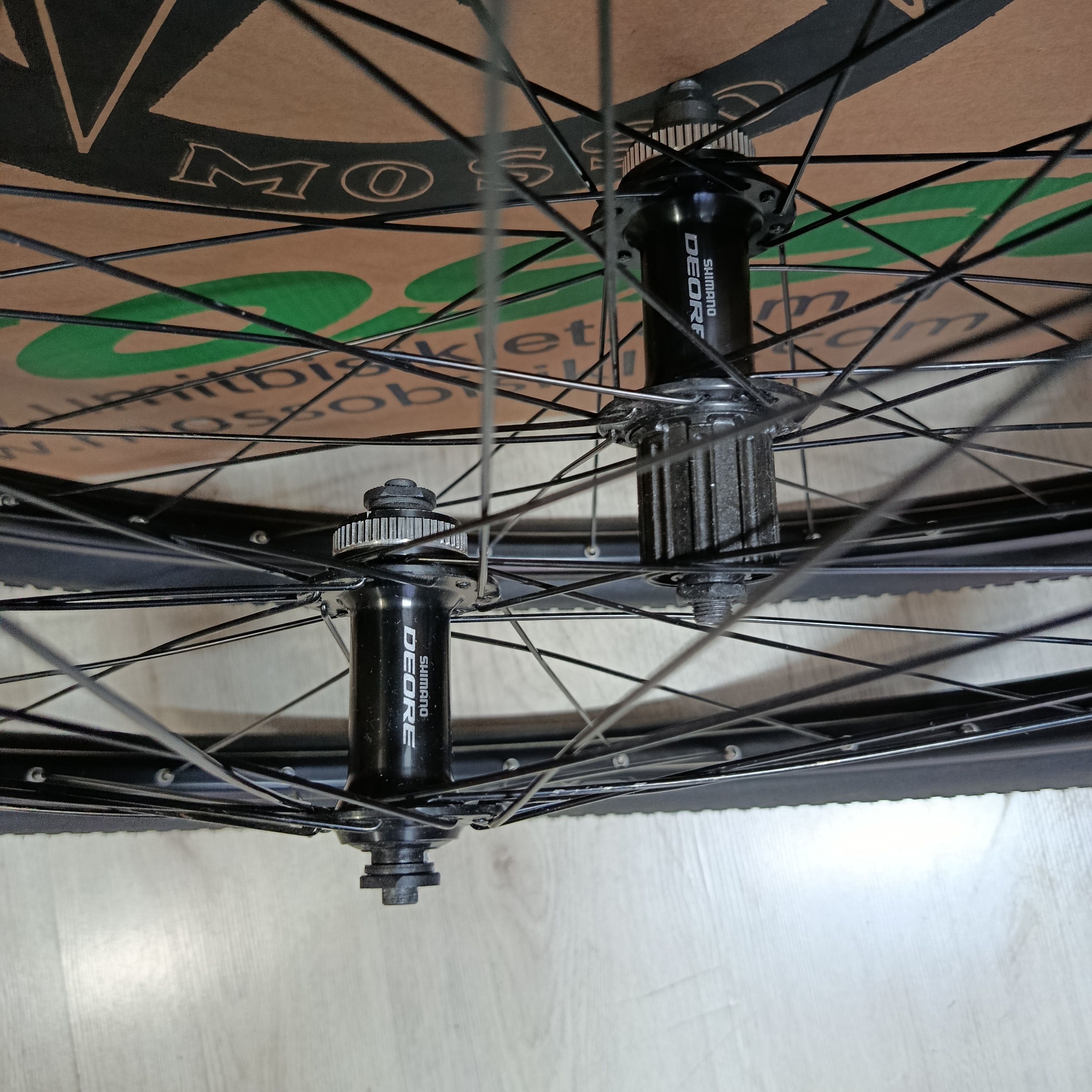 28-29 UYUMLU DİSK JANT SETİ ÖN-ARKA SHIMANO DEORE 6000 GÖBEKLİ CONTİNENTAL LASTİKLİ